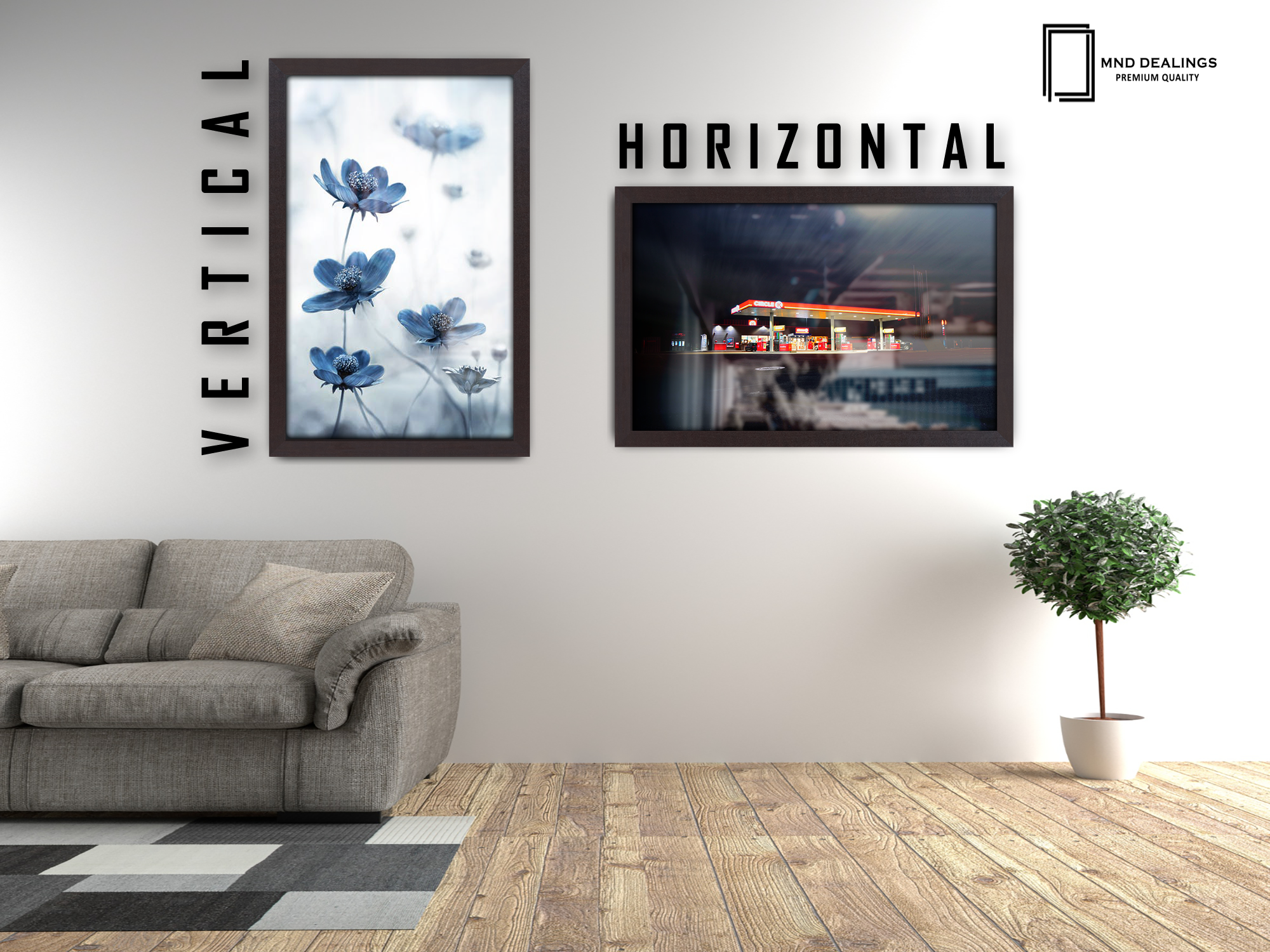 ( 30 x 40 CM ) / 16 x 12 Inch Poster Frames - MDF