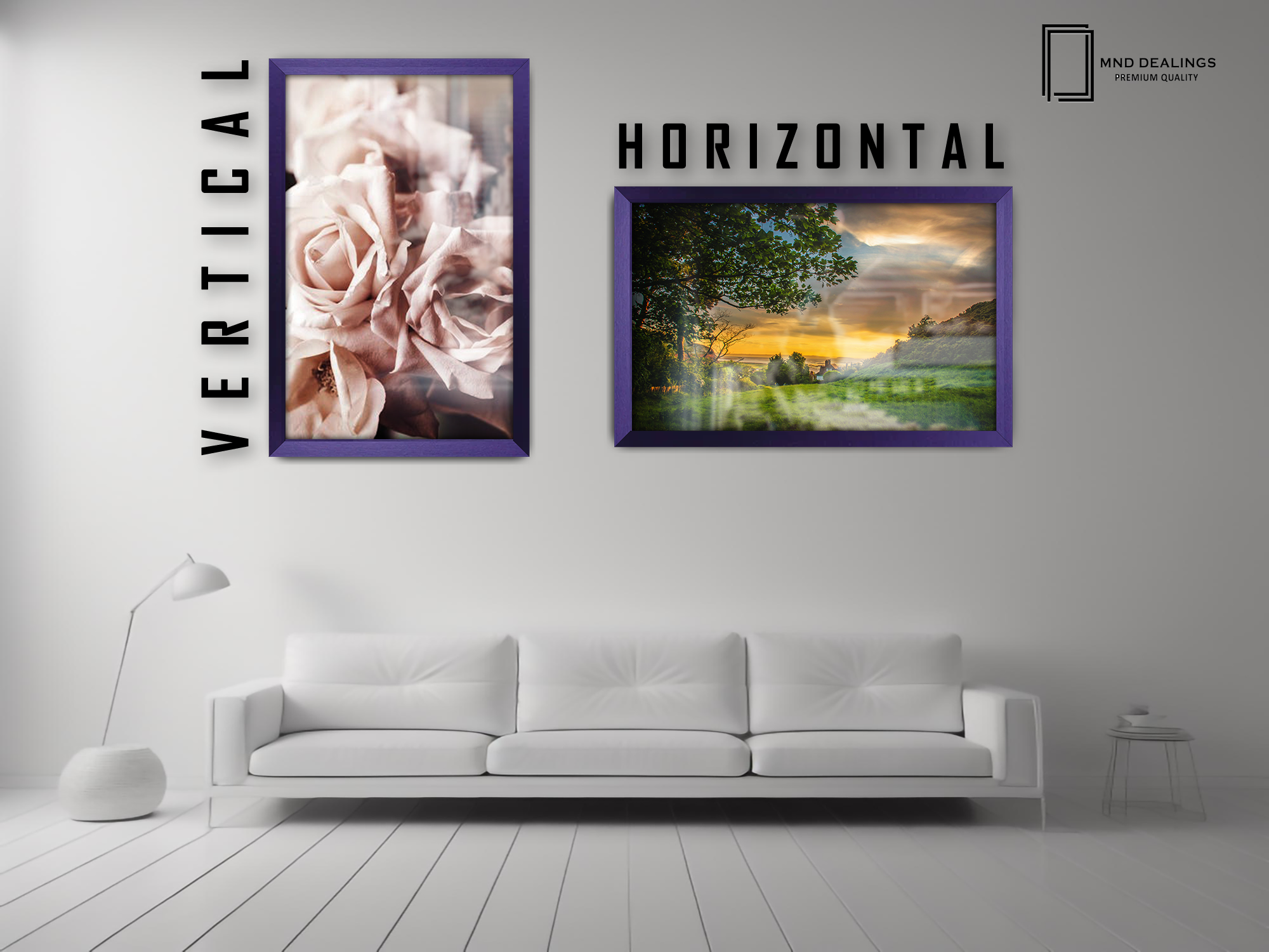 ( 30 x 40 CM ) / 16 x 12 Inch Poster Frames - MDF