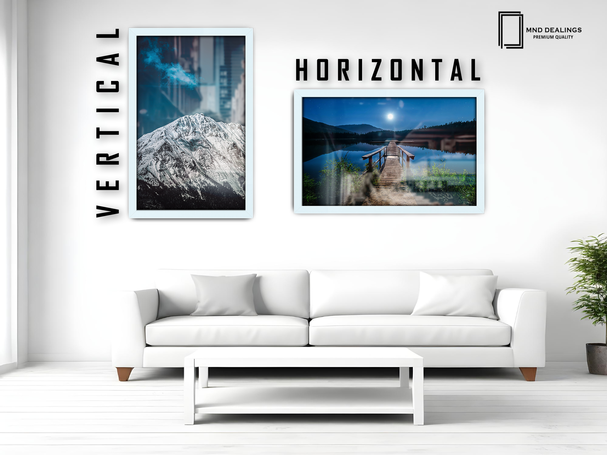 ( 30 x 40 CM ) / 16 x 12 Inch Poster Frames - MDF