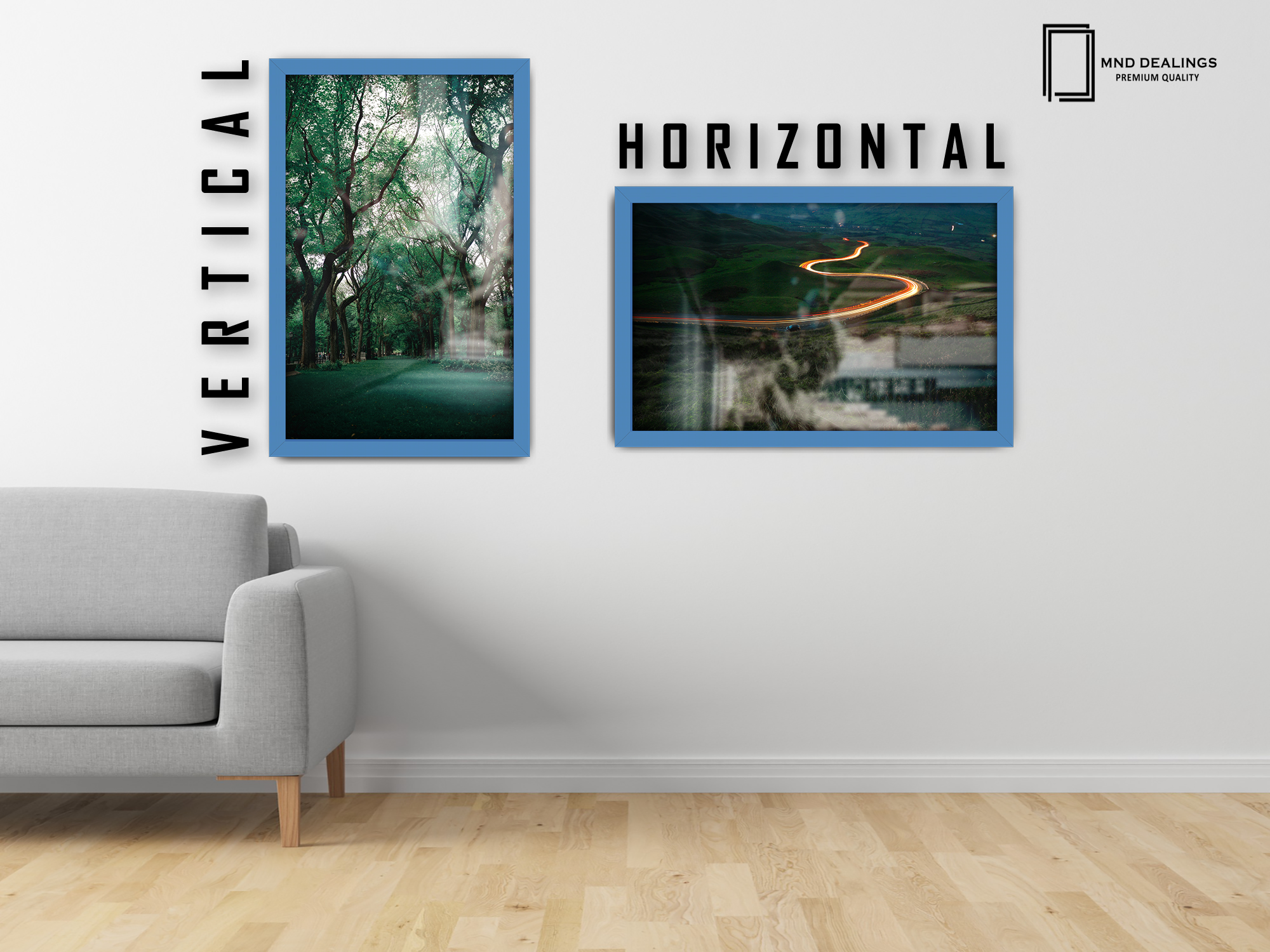 ( 30 x 45 CM ) / 18 x 12 Inch Art Frames - MDF