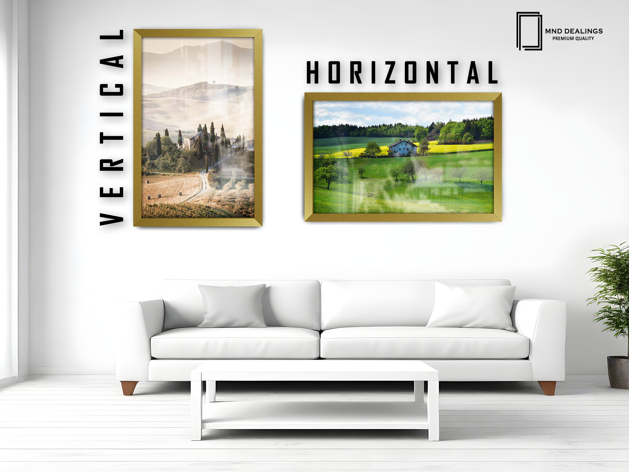 ( 30 x 45 CM ) / 18 x 12 Inch Art Frames - MDF