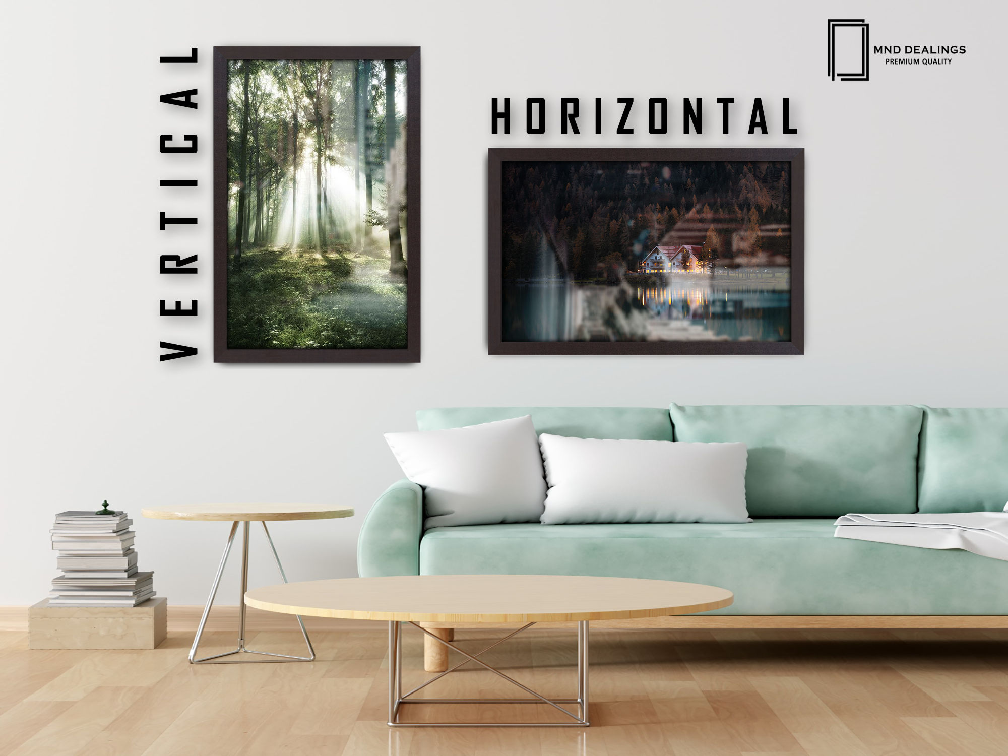 ( 30 x 45 CM ) / 18 x 12 Inch Art Frames - MDF