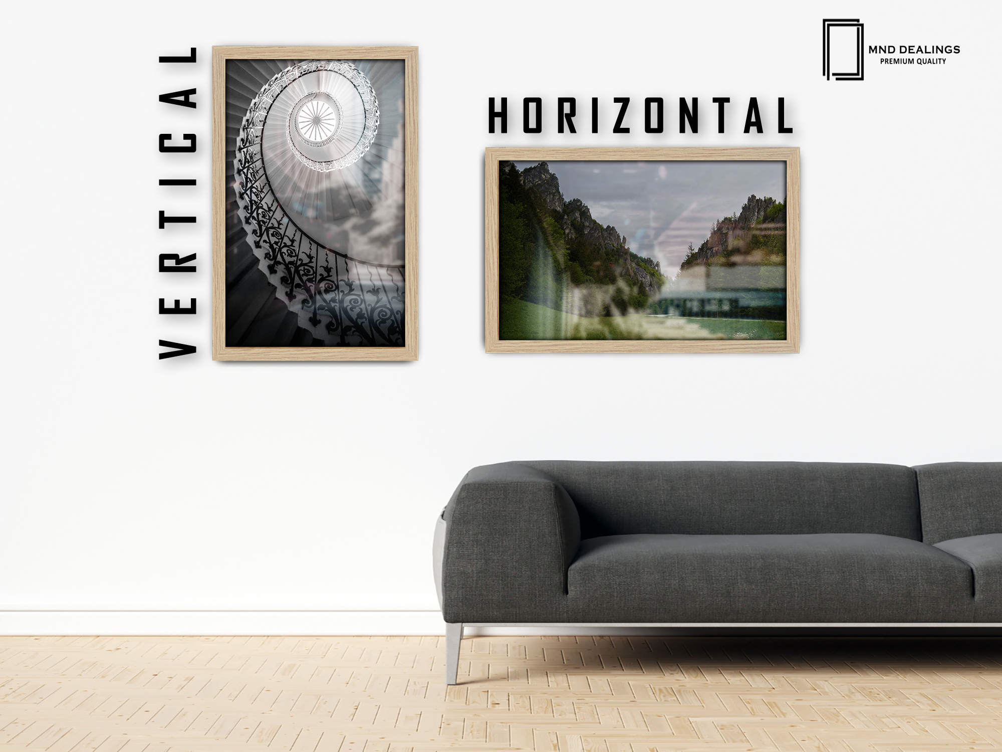 ( 30 x 45 CM ) / 18 x 12 Inch Art Frames - MDF