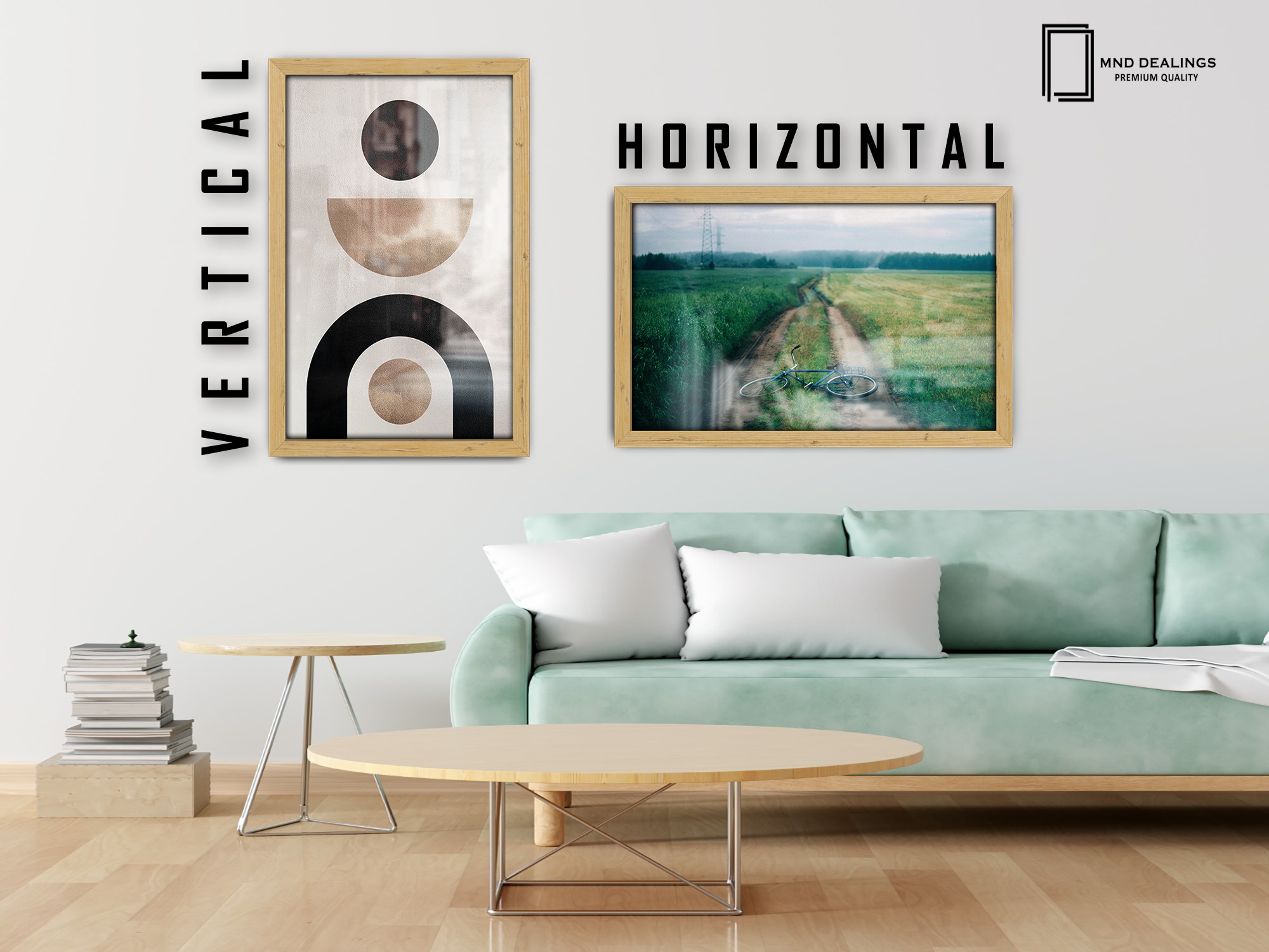 ( 30 x 45 CM ) / 18 x 12 Inch Art Frames - MDF