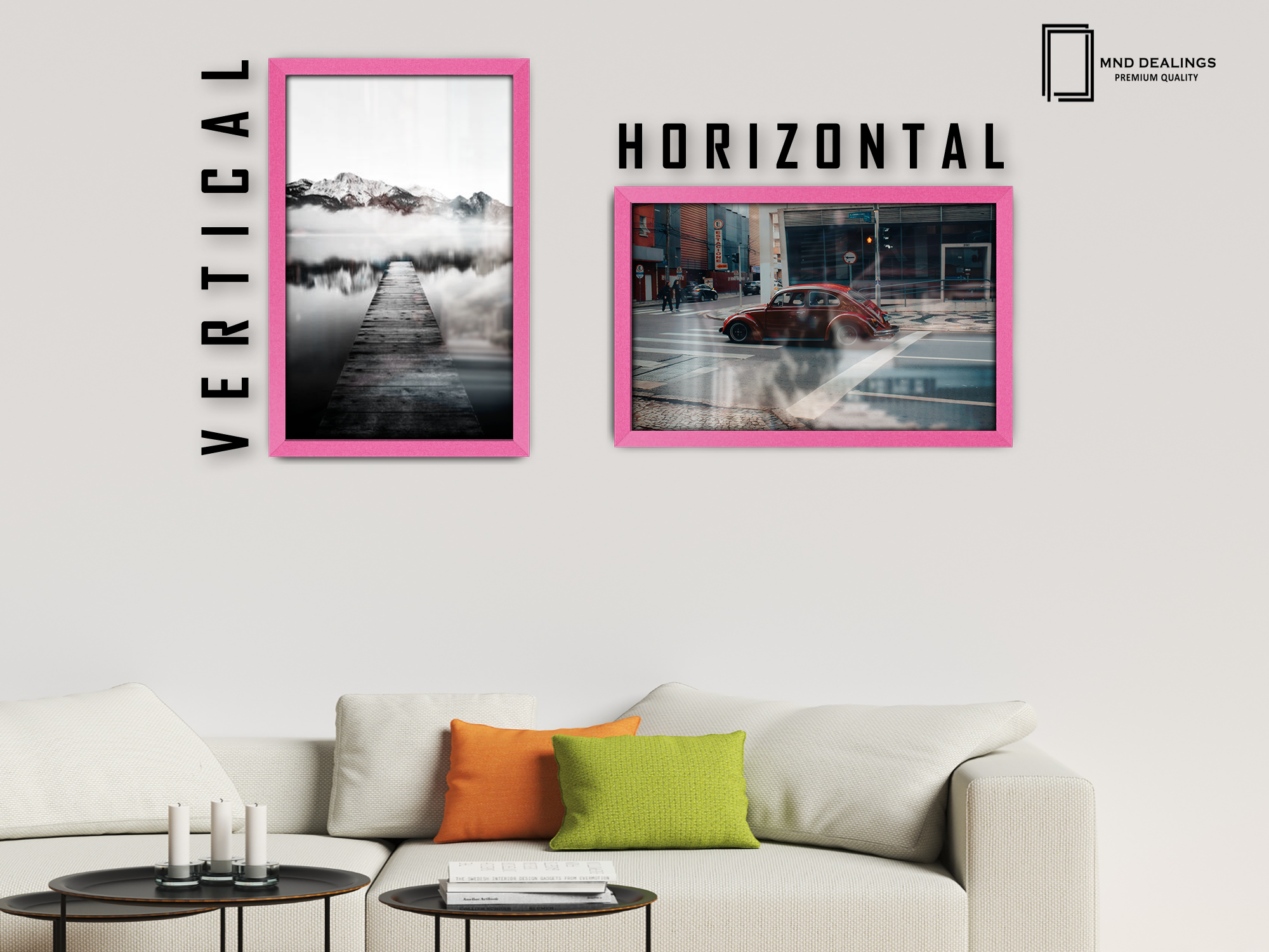 ( 30 x 45 CM ) / 18 x 12 Inch Art Frames - MDF