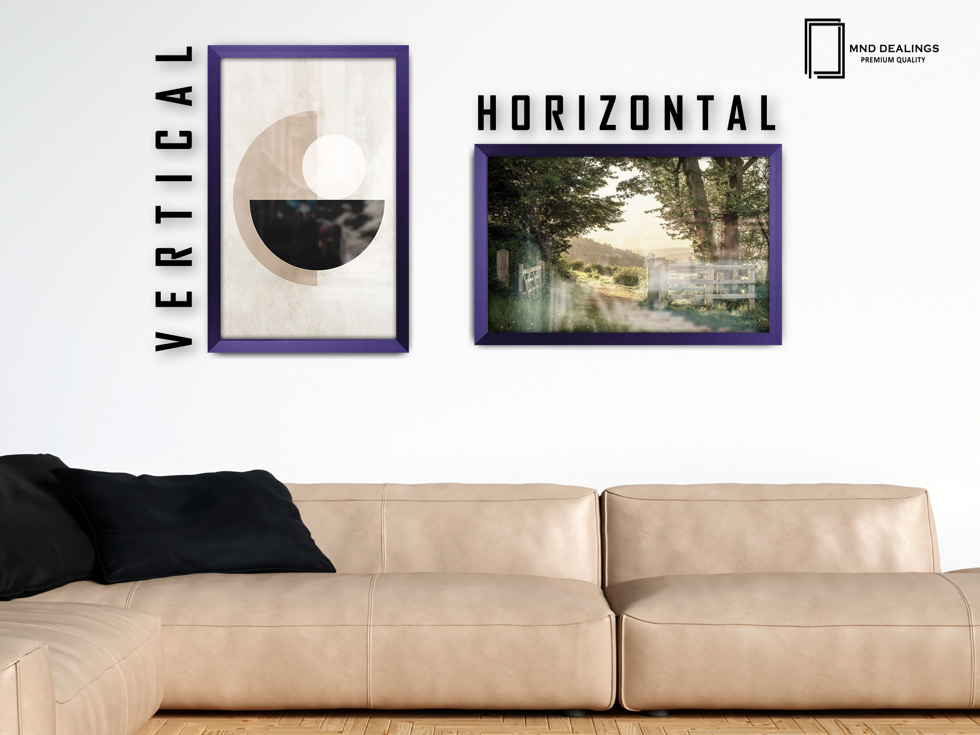 ( 30 x 45 CM ) / 18 x 12 Inch Art Frames - MDF