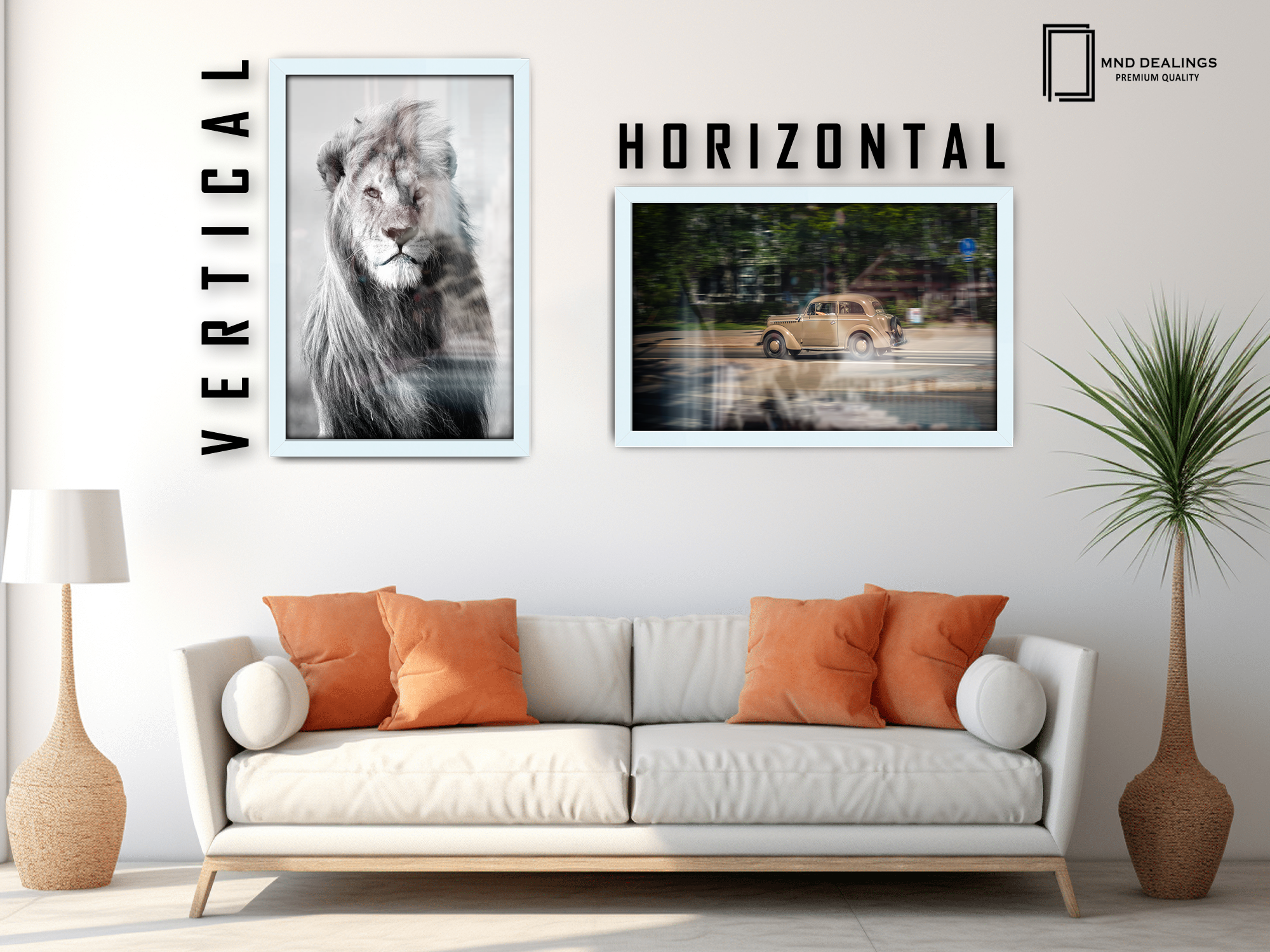 ( 30 x 45 CM ) / 18 x 12 Inch Art Frames - MDF