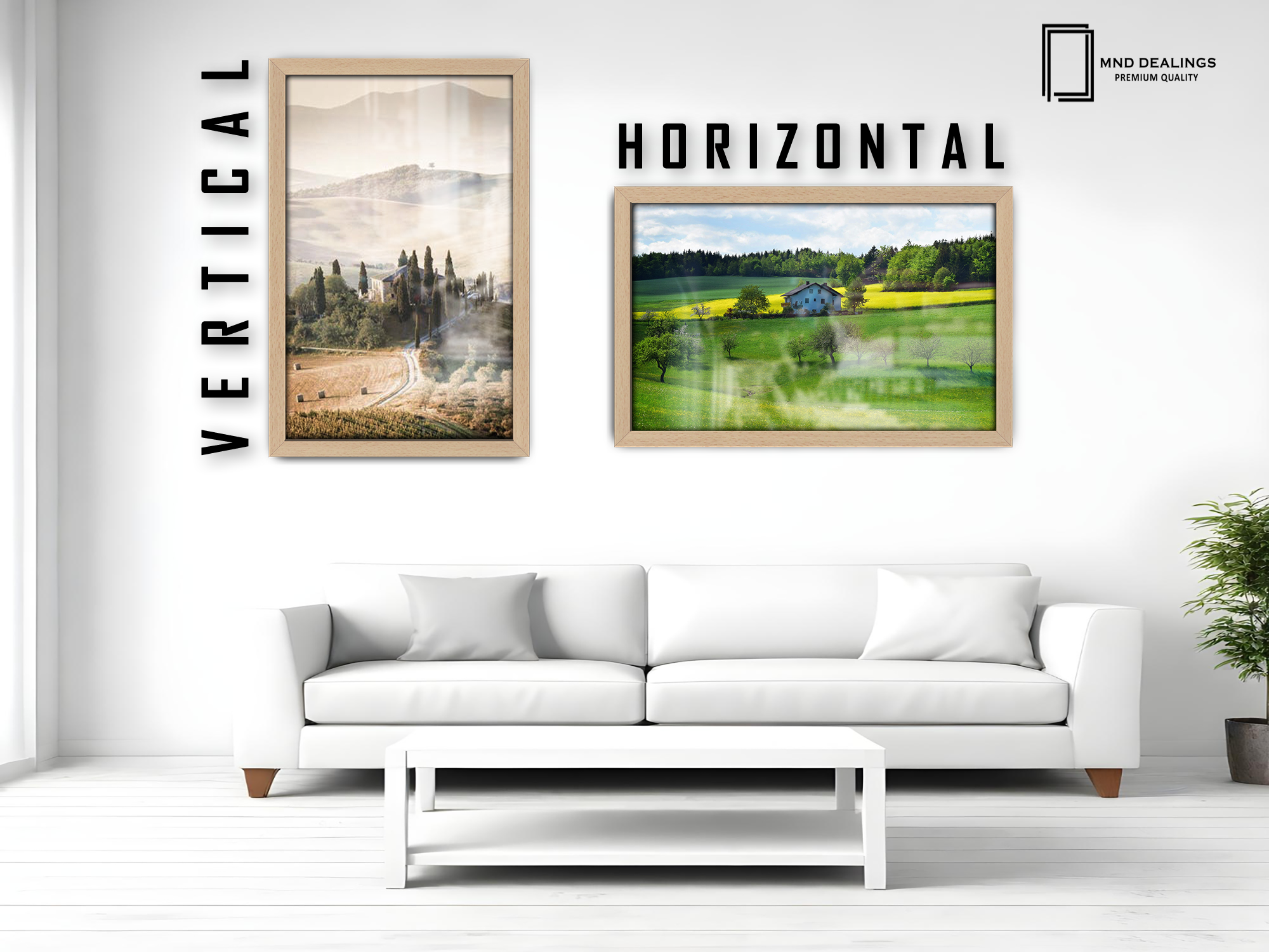 ( 30 x 50 CM ) / 20 x 12 Inch Art Frames - MDF