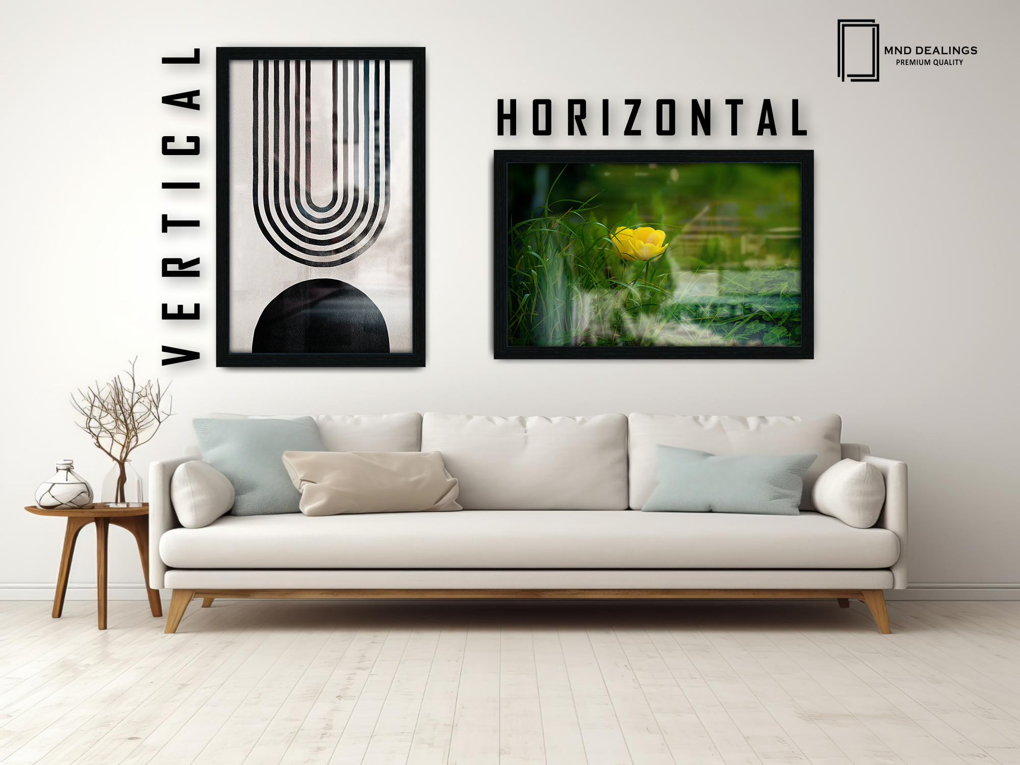 ( 30 x 50 CM ) / 20 x 12 Inch Art Frames - MDF