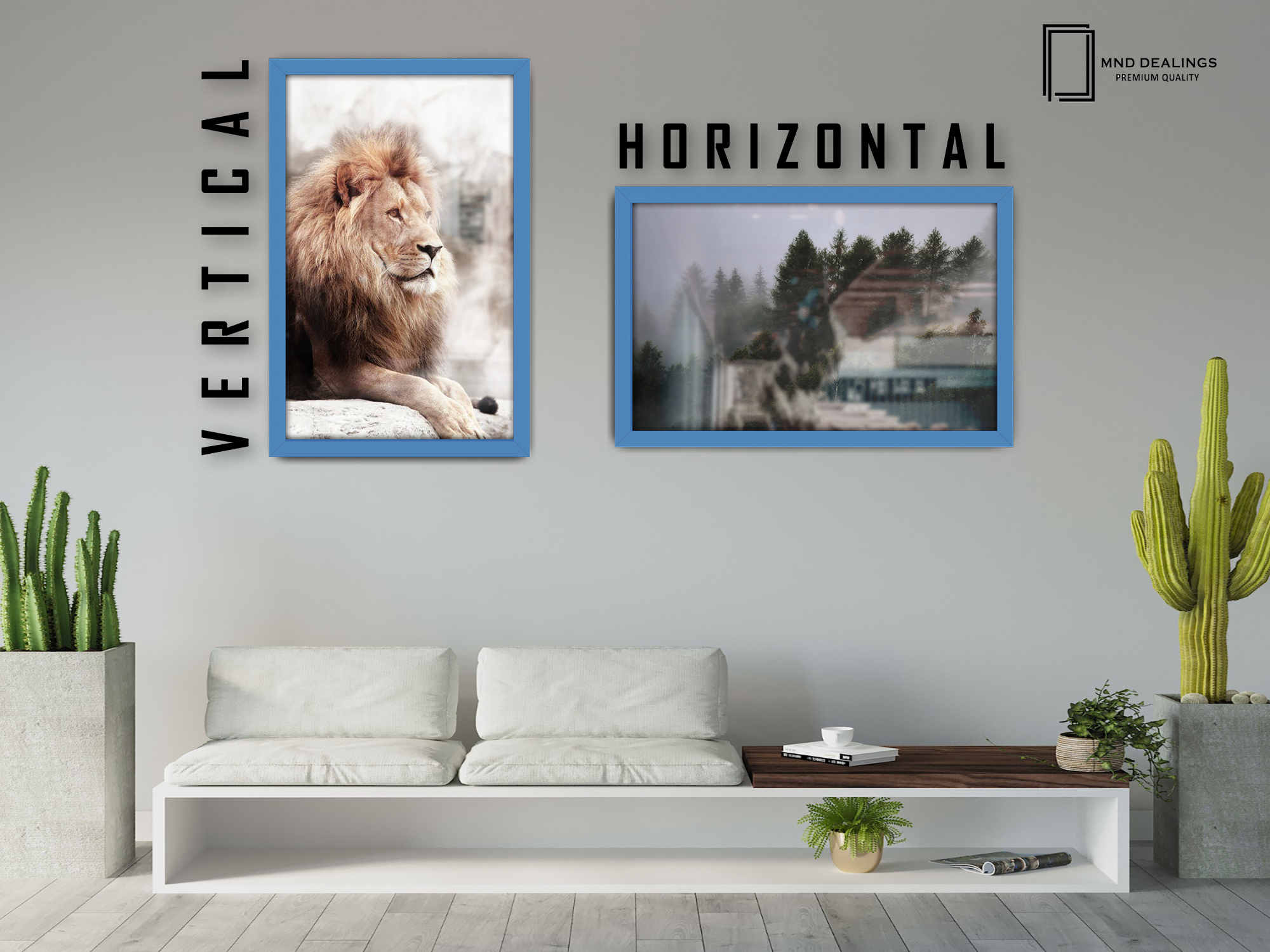 ( 30 x 50 CM ) / 20 x 12 Inch Art Frames - MDF