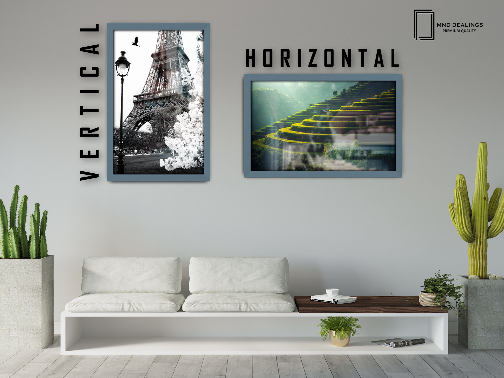 ( 30 x 50 CM ) / 20 x 12 Inch Art Frames - MDF