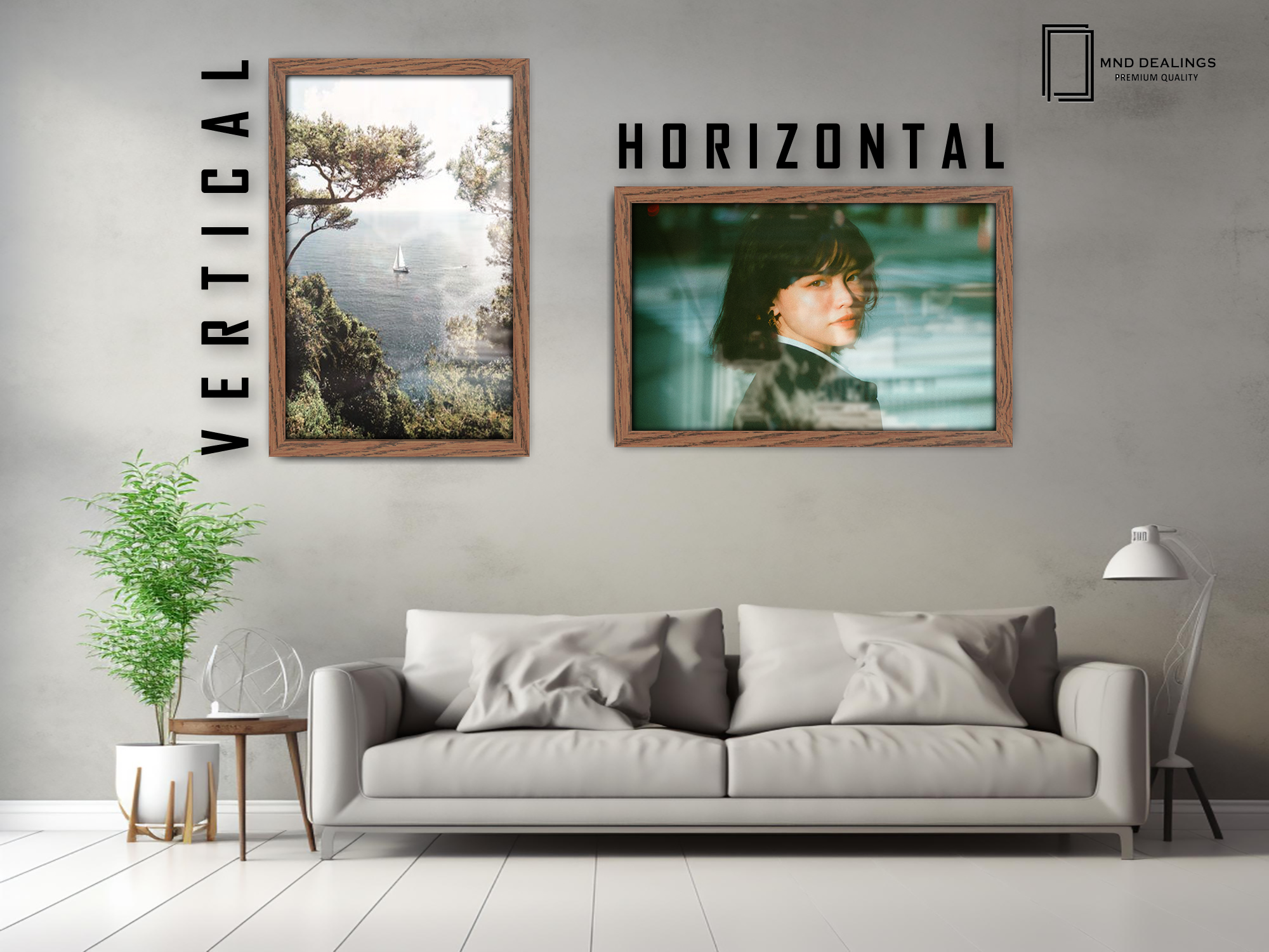 ( 30 x 50 CM ) / 20 x 12 Inch Art Frames - MDF