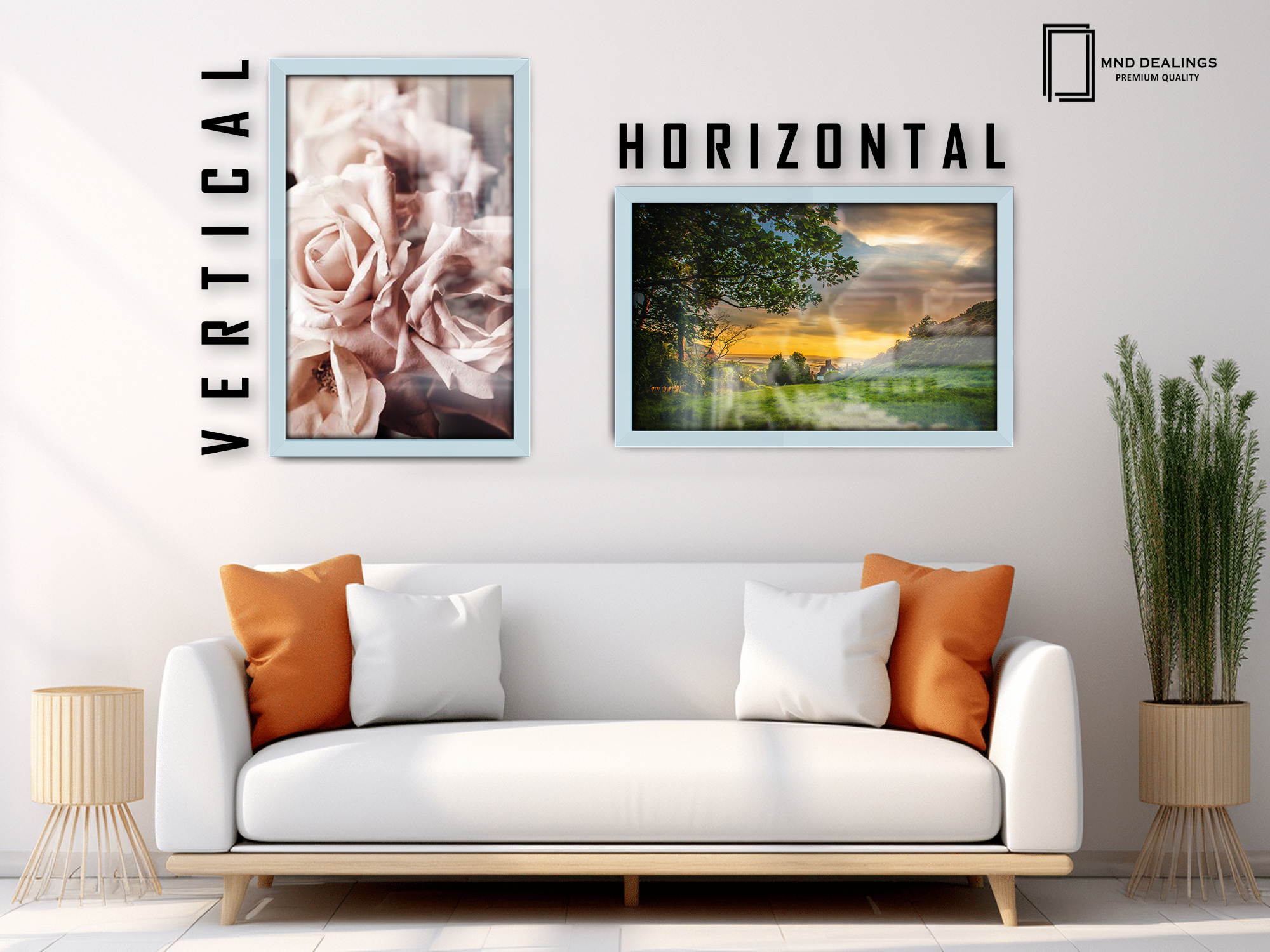 ( 30 x 50 CM ) / 20 x 12 Inch Art Frames - MDF