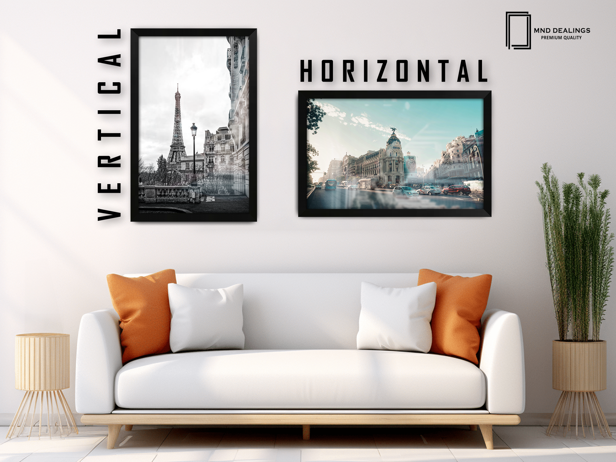 ( 30 x 50 CM ) / 20 x 12 Inch Art Frames - MDF