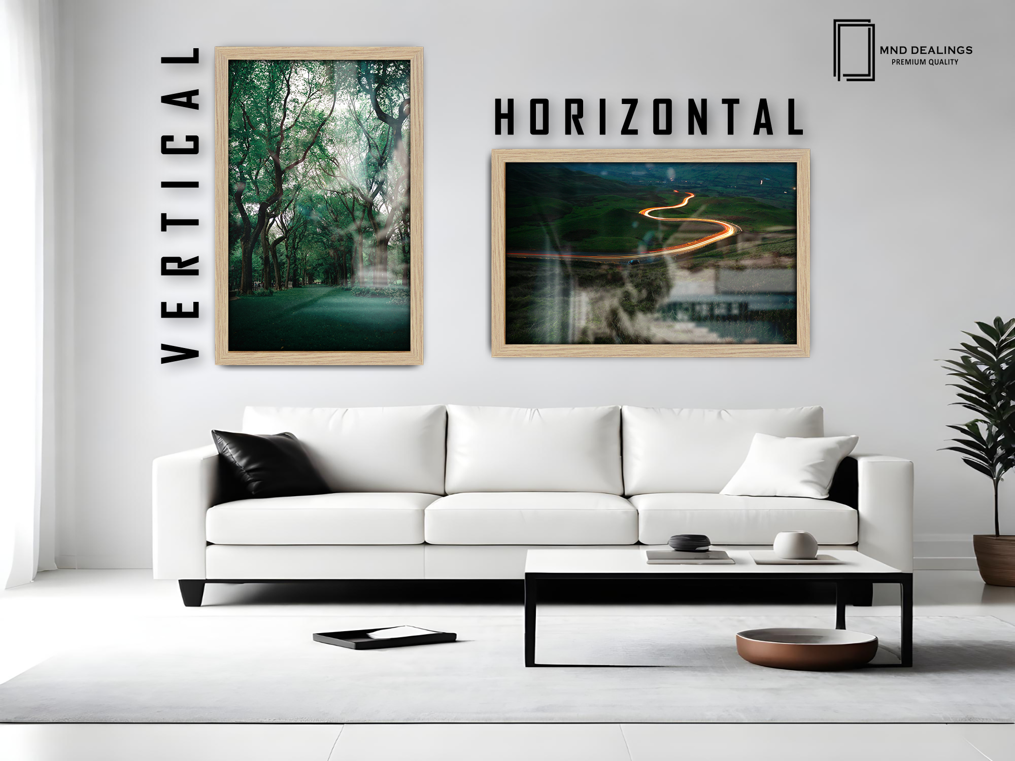 ( 30 x 50 CM ) / 20 x 12 Inch Art Frames - MDF