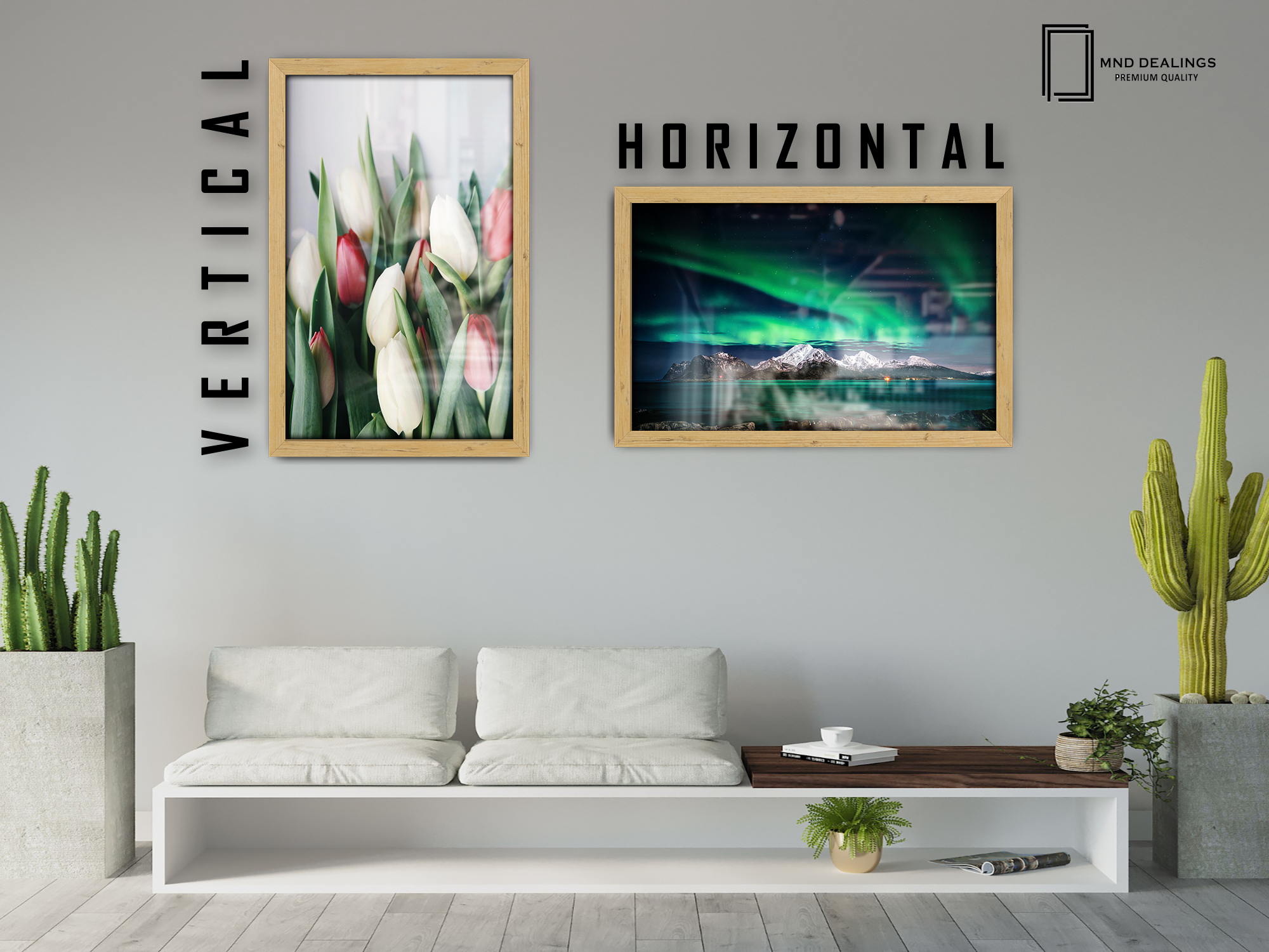 ( 30 x 50 CM ) / 20 x 12 Inch Art Frames - MDF