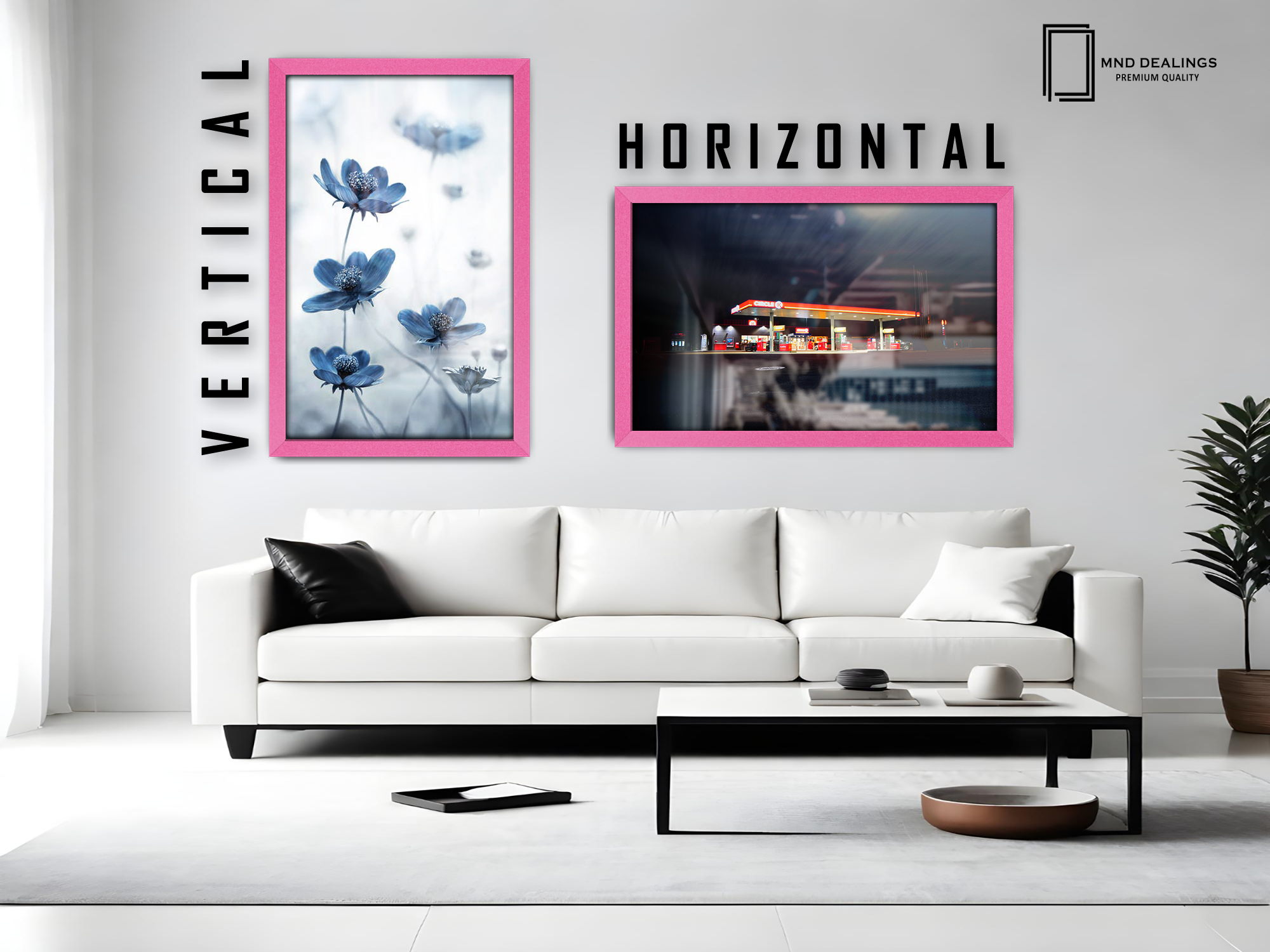 ( 30 x 50 CM ) / 20 x 12 Inch Art Frames - MDF