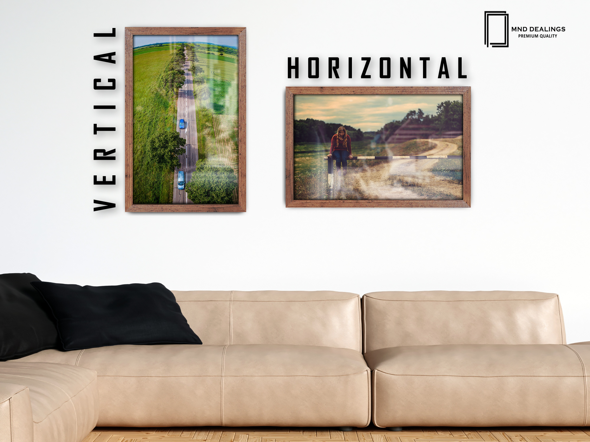 ( 30 x 50 CM ) / 20 x 12 Inch Art Frames - MDF