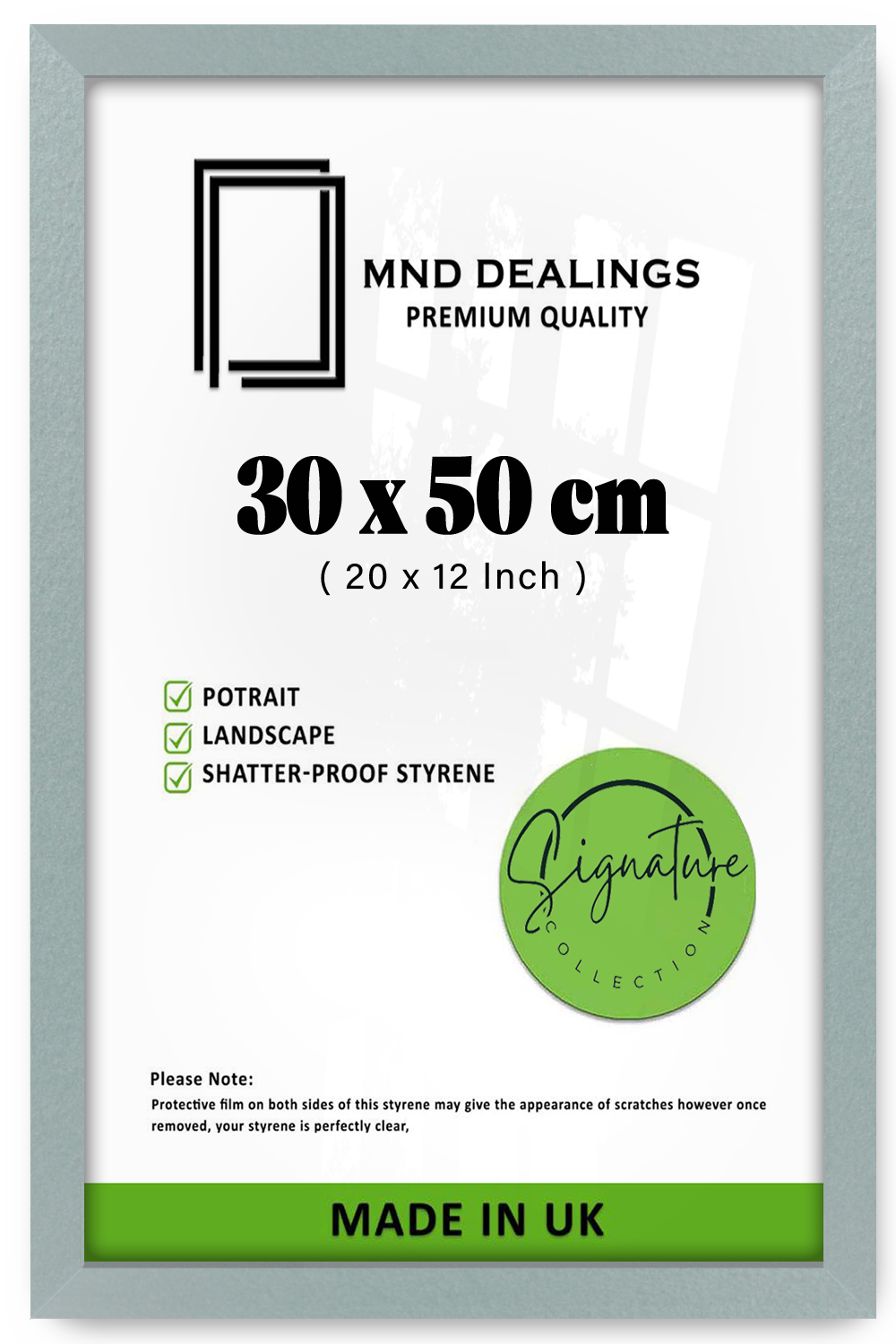 ( 30 x 50 CM ) / 20 x 12 Inch Art Frames - MDF