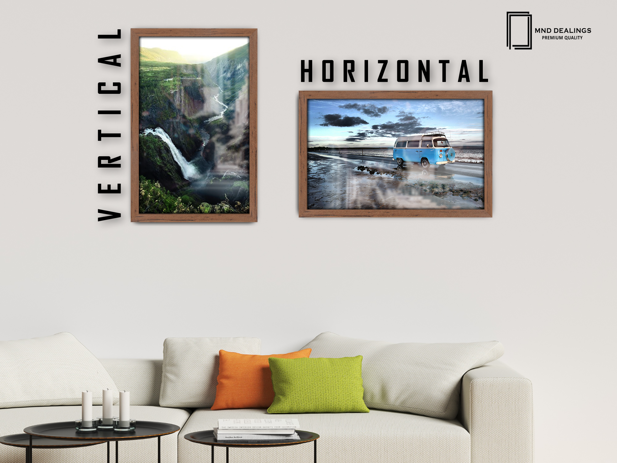 ( 30 x 50 CM ) / 20 x 12 Inch Art Frames - MDF