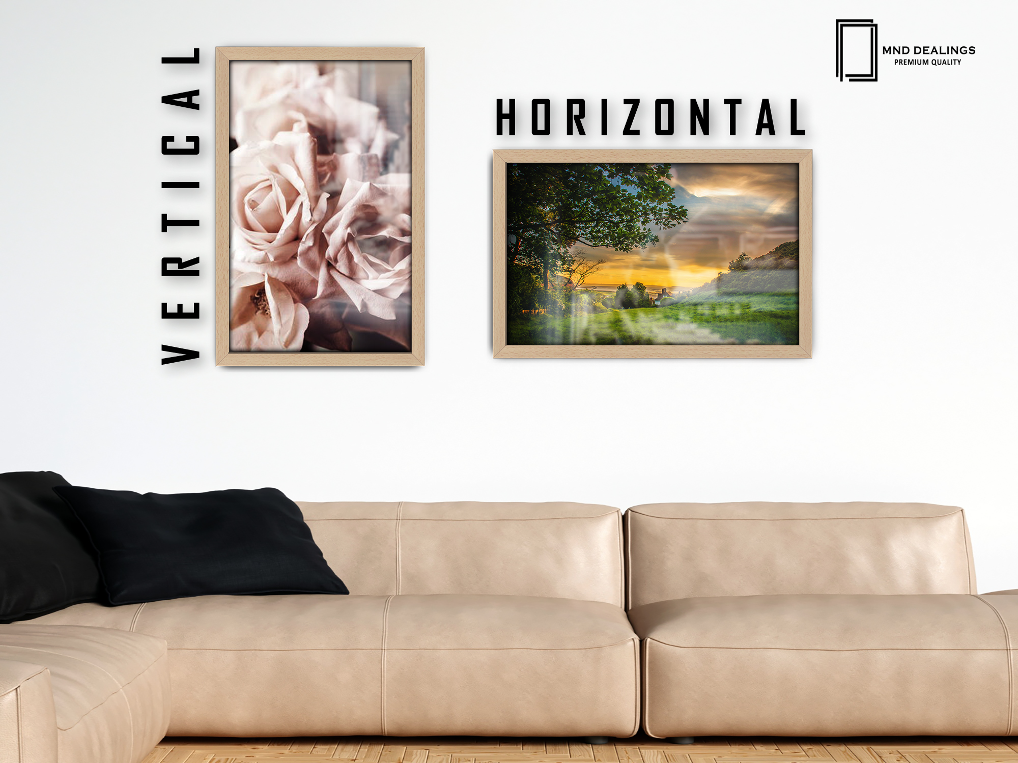 ( 33 x 48 CM ) / 19 x 13 Inch Art Frames - MDF