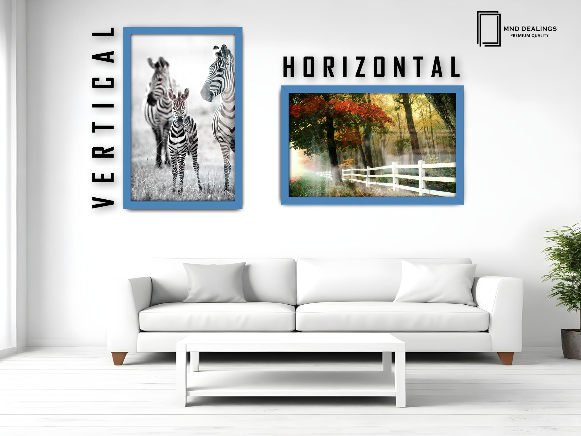 ( 33 x 48 CM ) / 19 x 13 Inch Art Frames - MDF