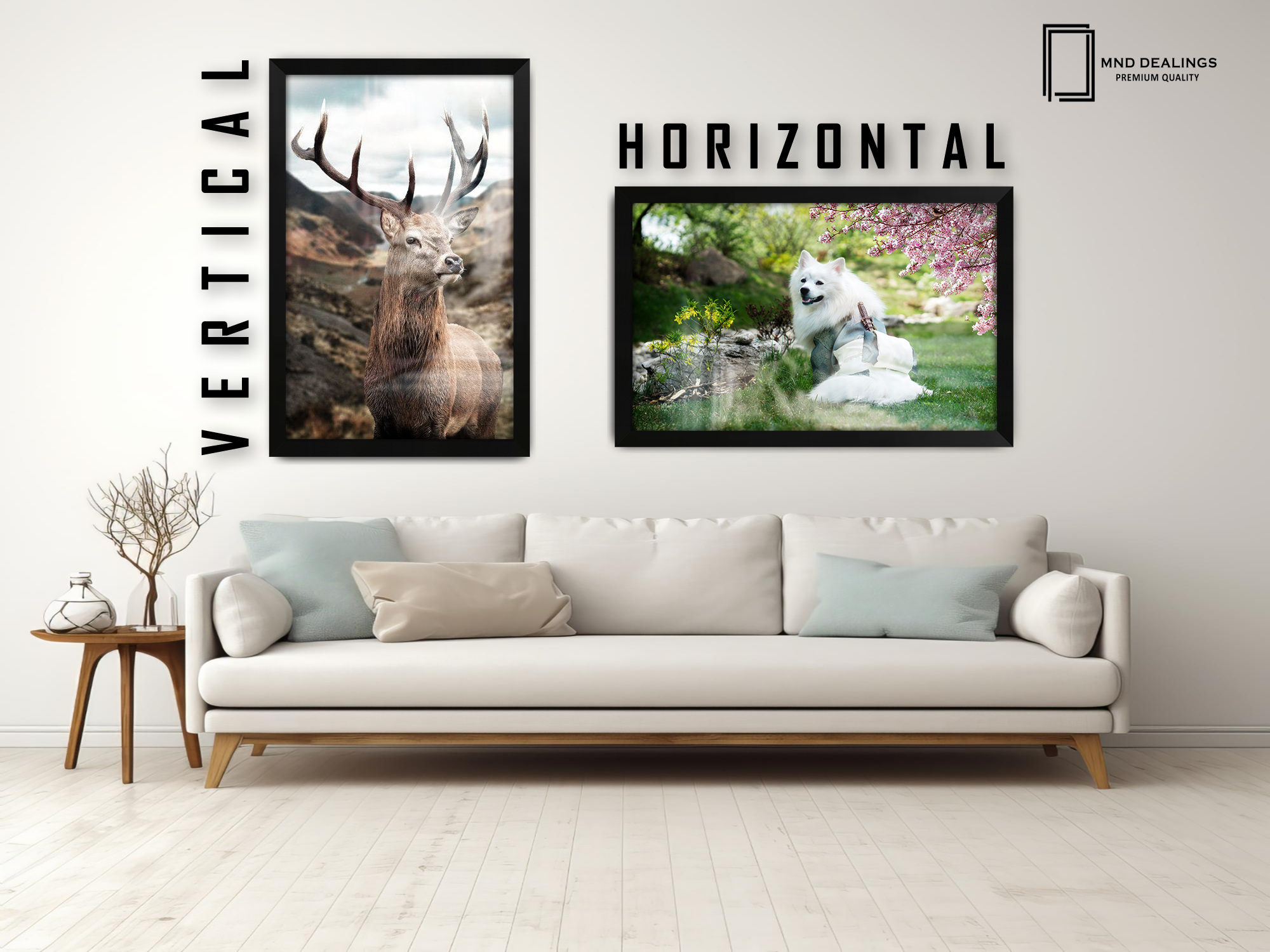 ( 33 x 48 CM ) / 19 x 13 Inch Art Frames - MDF