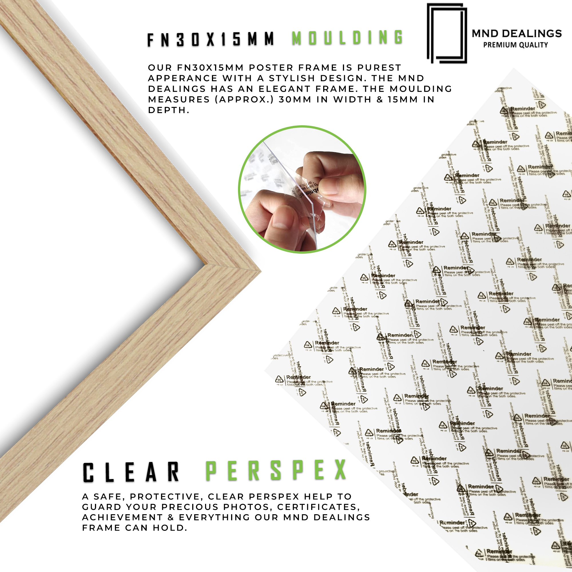 ( 33 x 48 CM ) / 19 x 13 Inch Art Frames - MDF