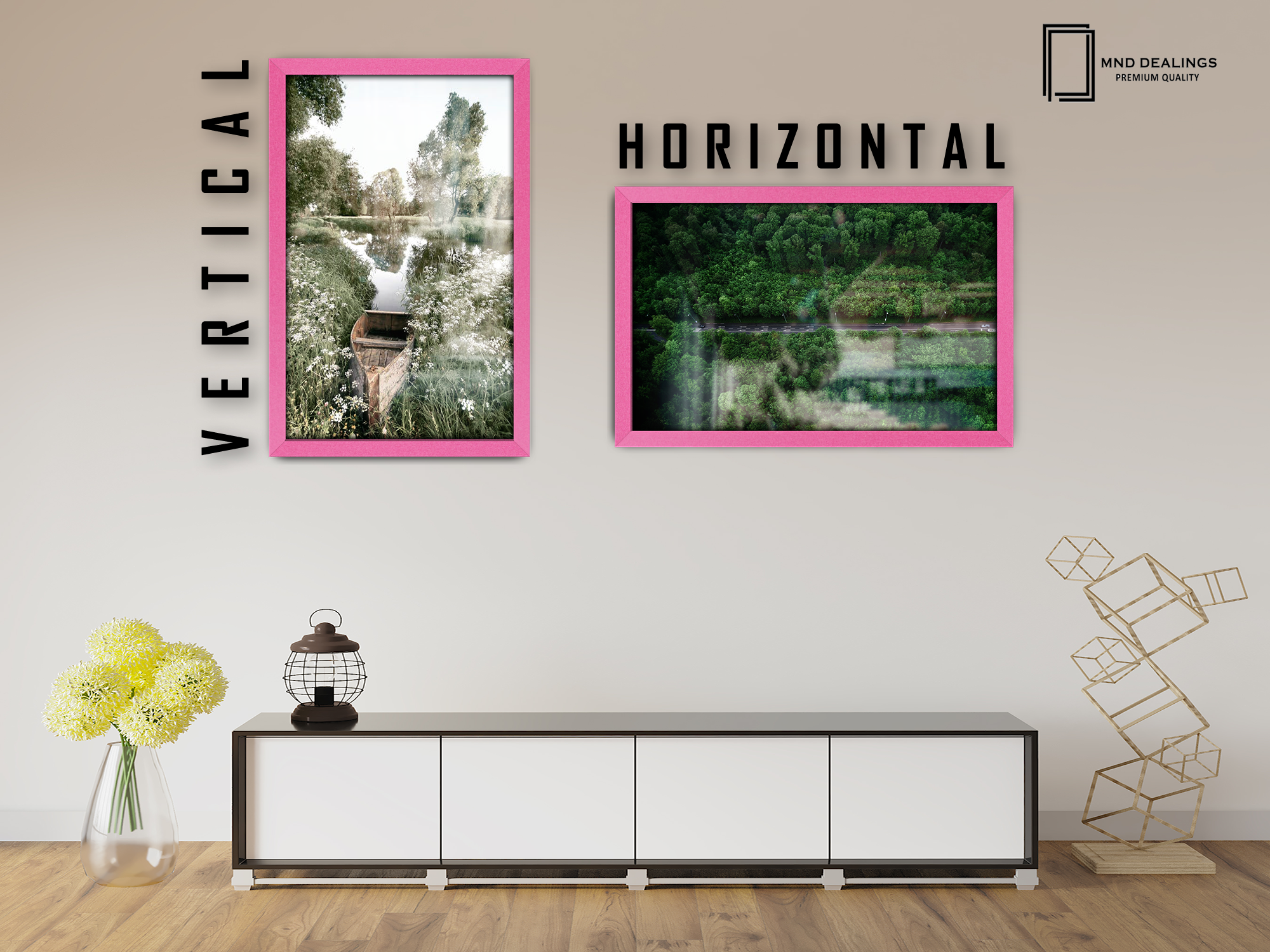 ( 33 x 48 CM ) / 19 x 13 Inch Art Frames - MDF