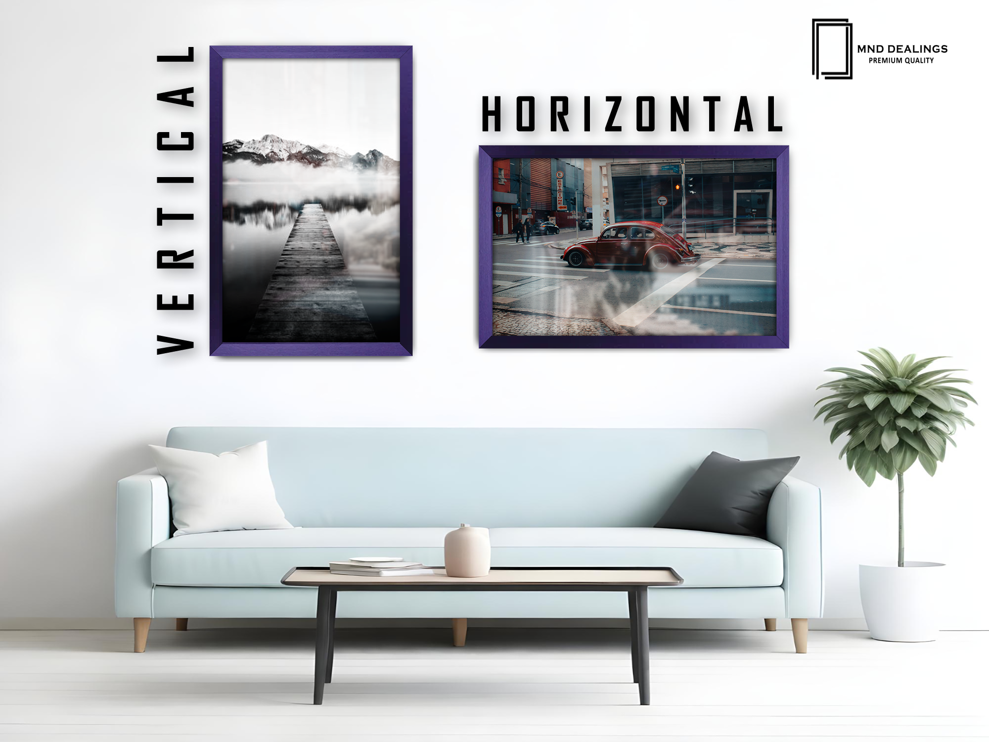 ( 33 x 48 CM ) / 19 x 13 Inch Art Frames - MDF