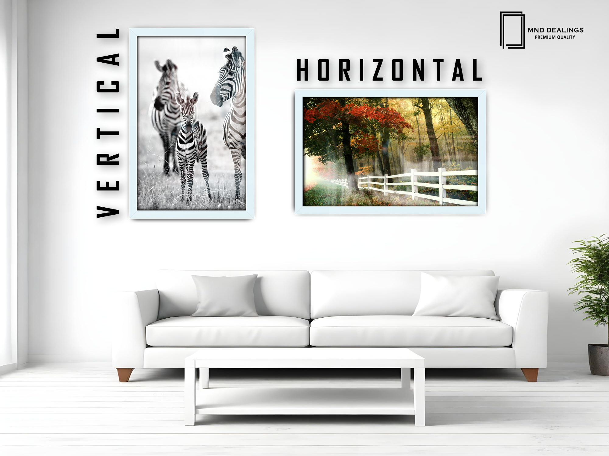 ( 33 x 48 CM ) / 19 x 13 Inch Art Frames - MDF