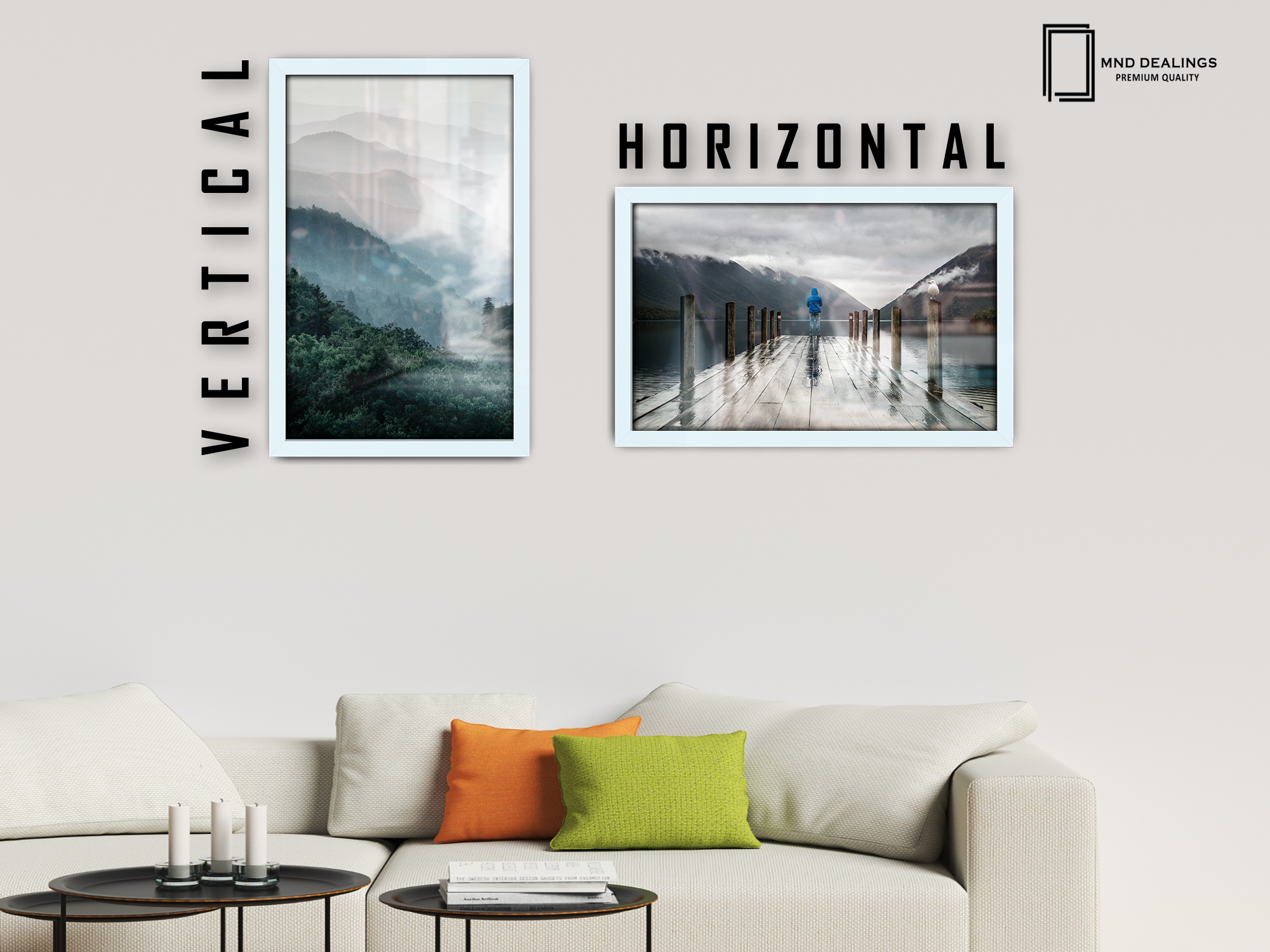 34 x 24 Inch / ( 86.36 x 60.96 CM ) Poster Frames - MDF