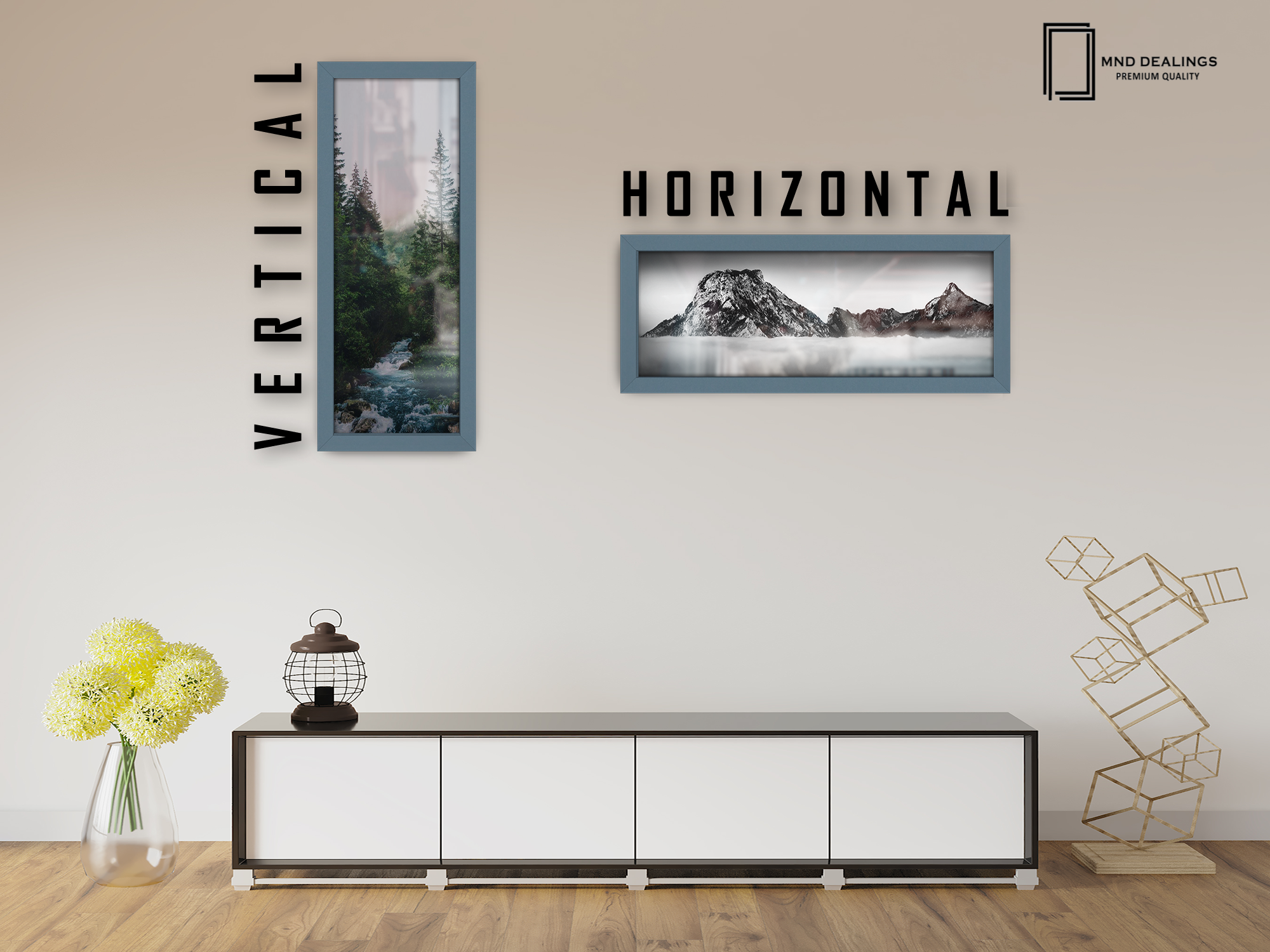 ( 35 x 100 CM ) / 40 x 14 Inch Frames - MDF