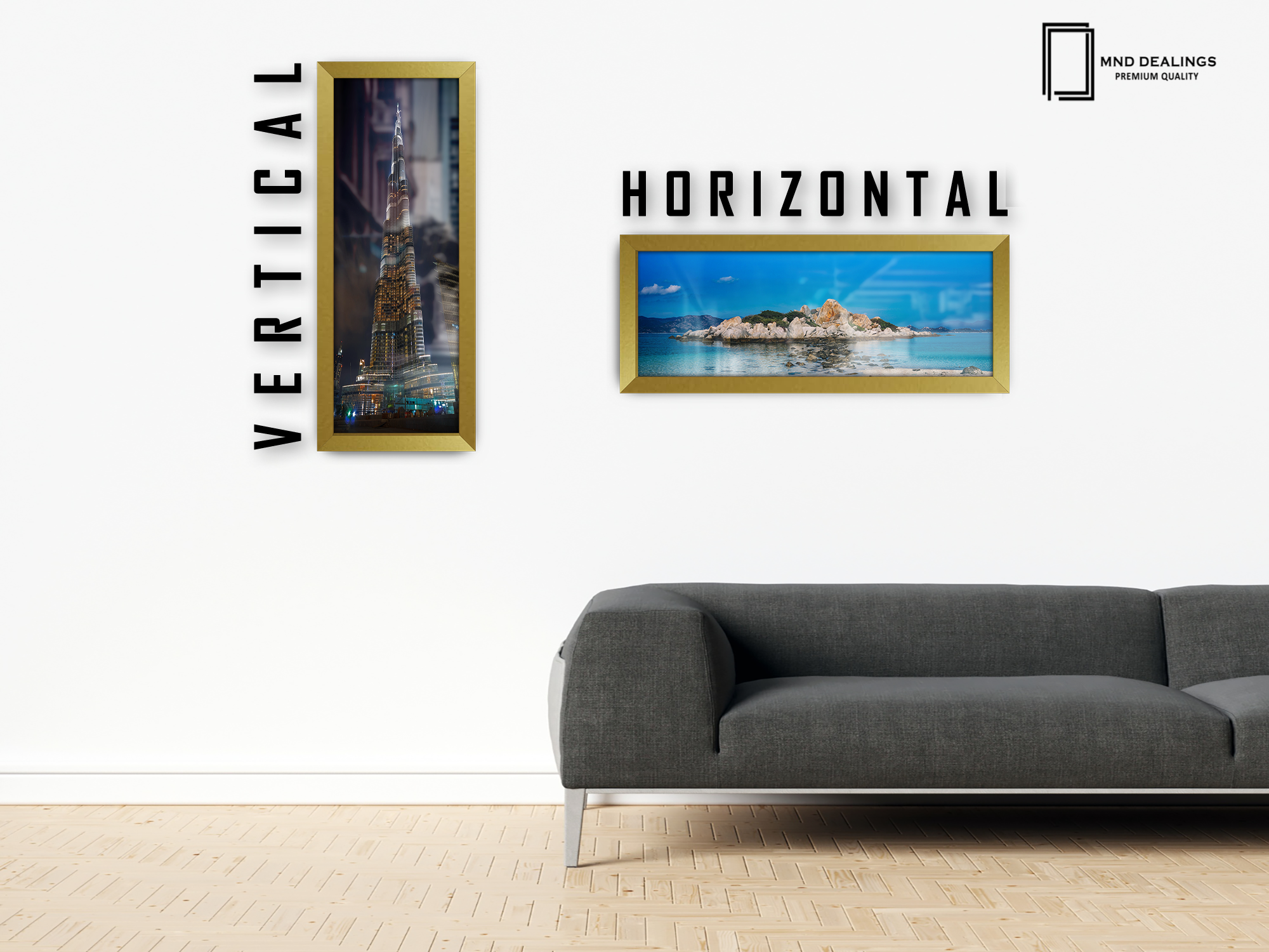 ( 35 x 100 CM ) / 40 x 14 Inch Frames - MDF