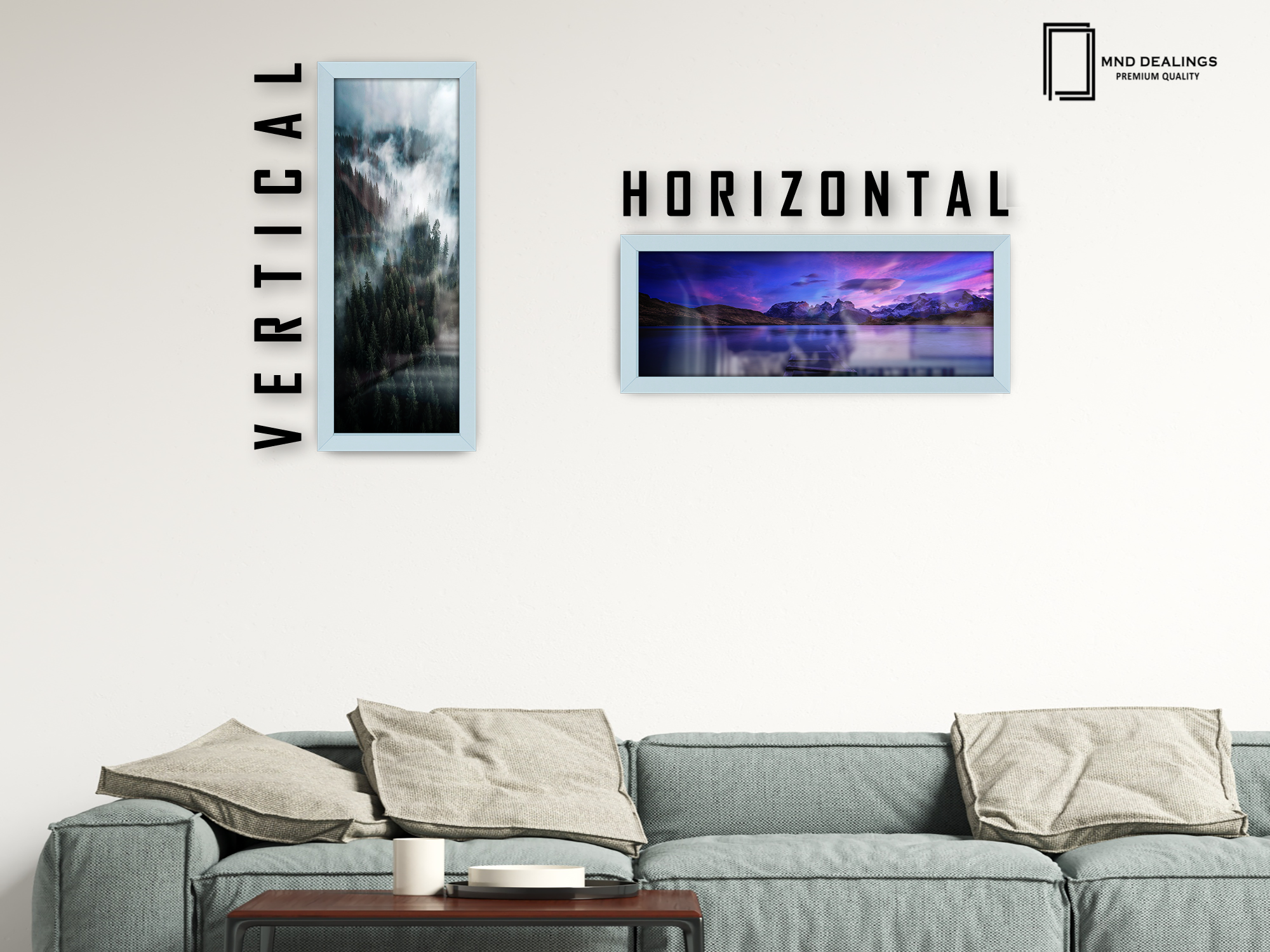 ( 35 x 100 CM ) / 40 x 14 Inch Frames - MDF