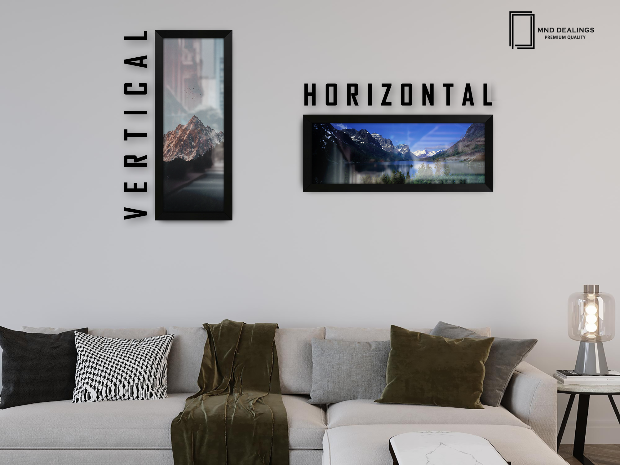 ( 35 x 100 CM ) / 40 x 14 Inch Frames - MDF