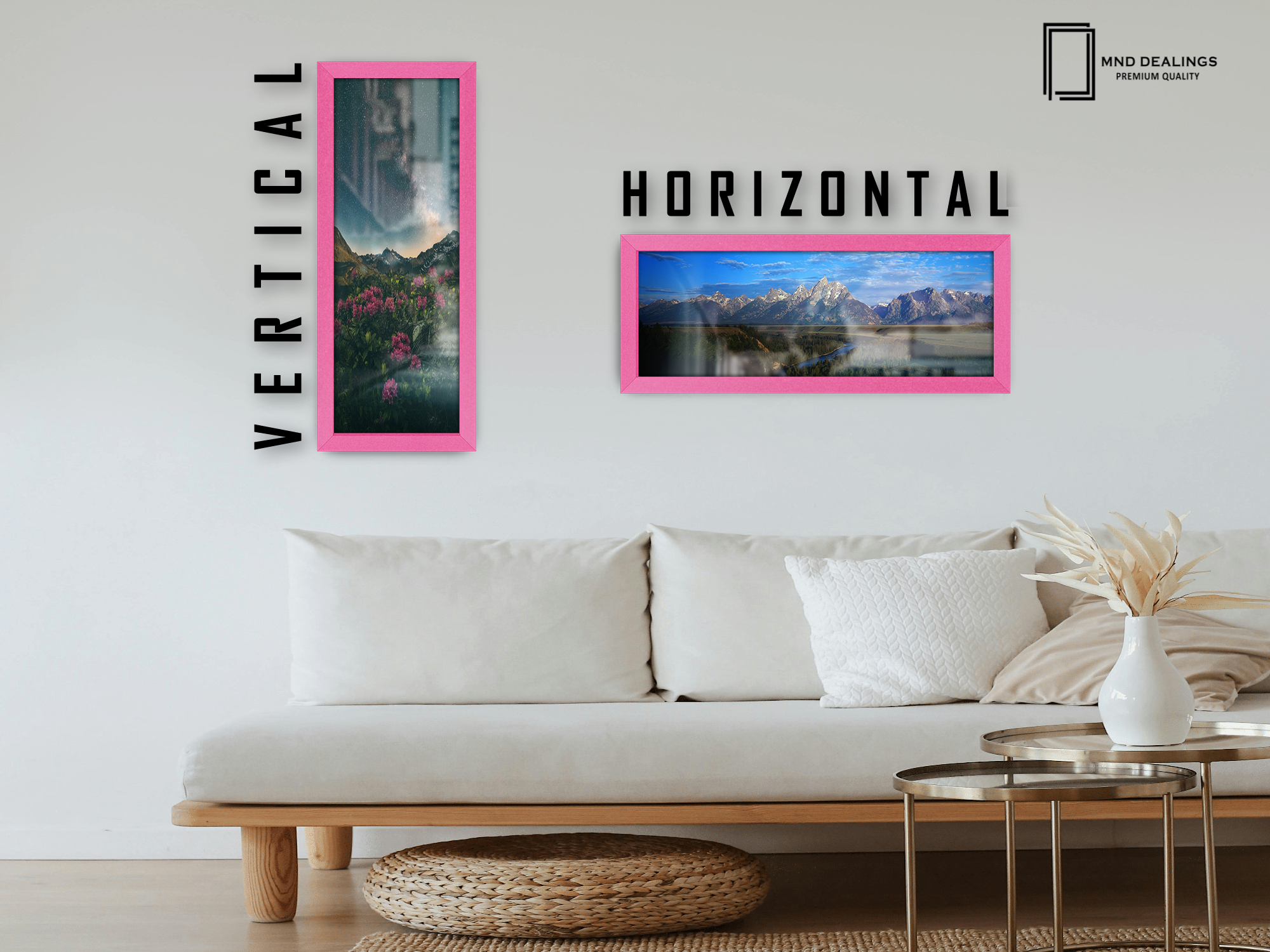 ( 35 x 100 CM ) / 40 x 14 Inch Frames - MDF