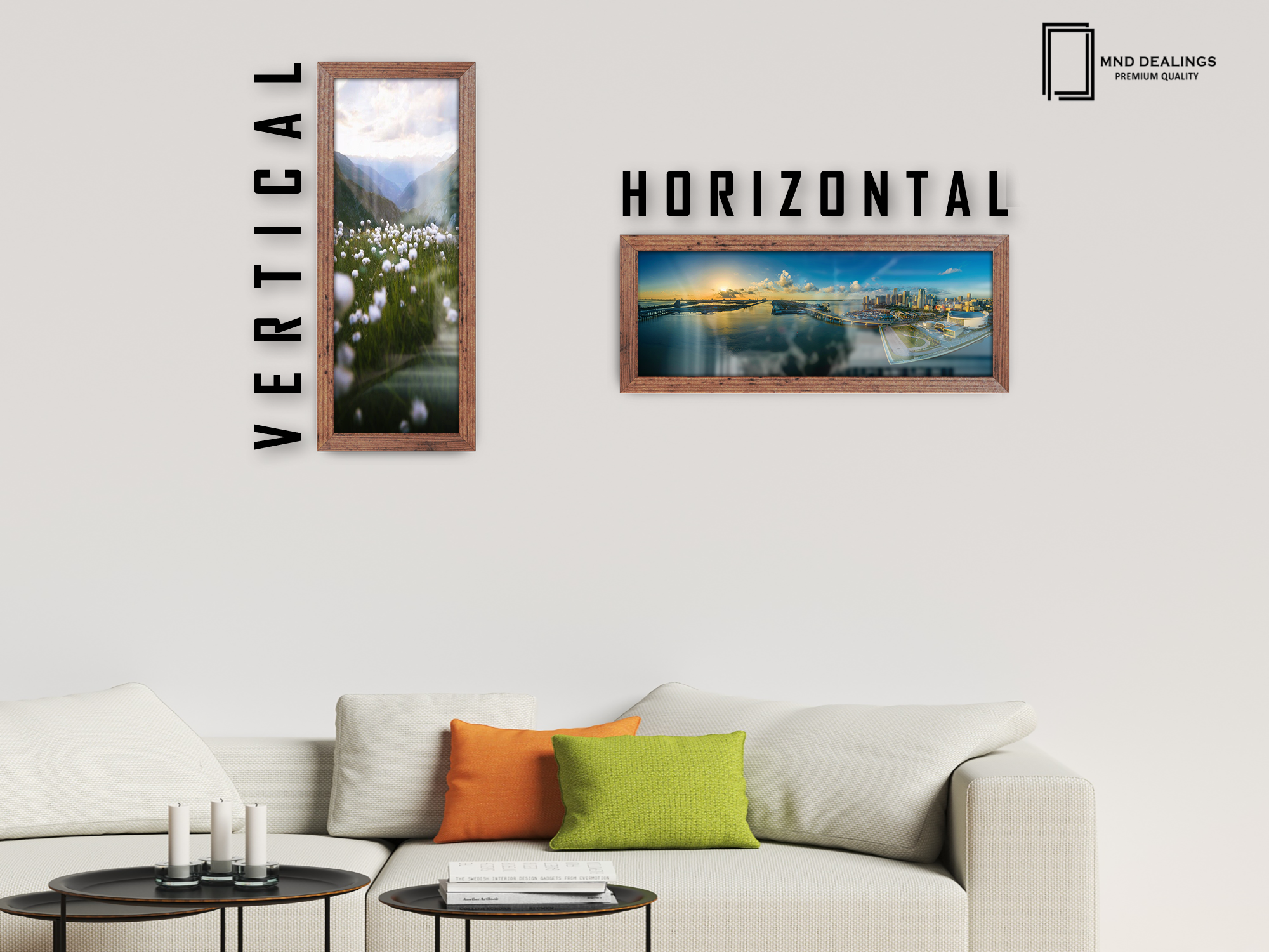 ( 35 x 100 CM ) / 40 x 14 Inch Frames - MDF