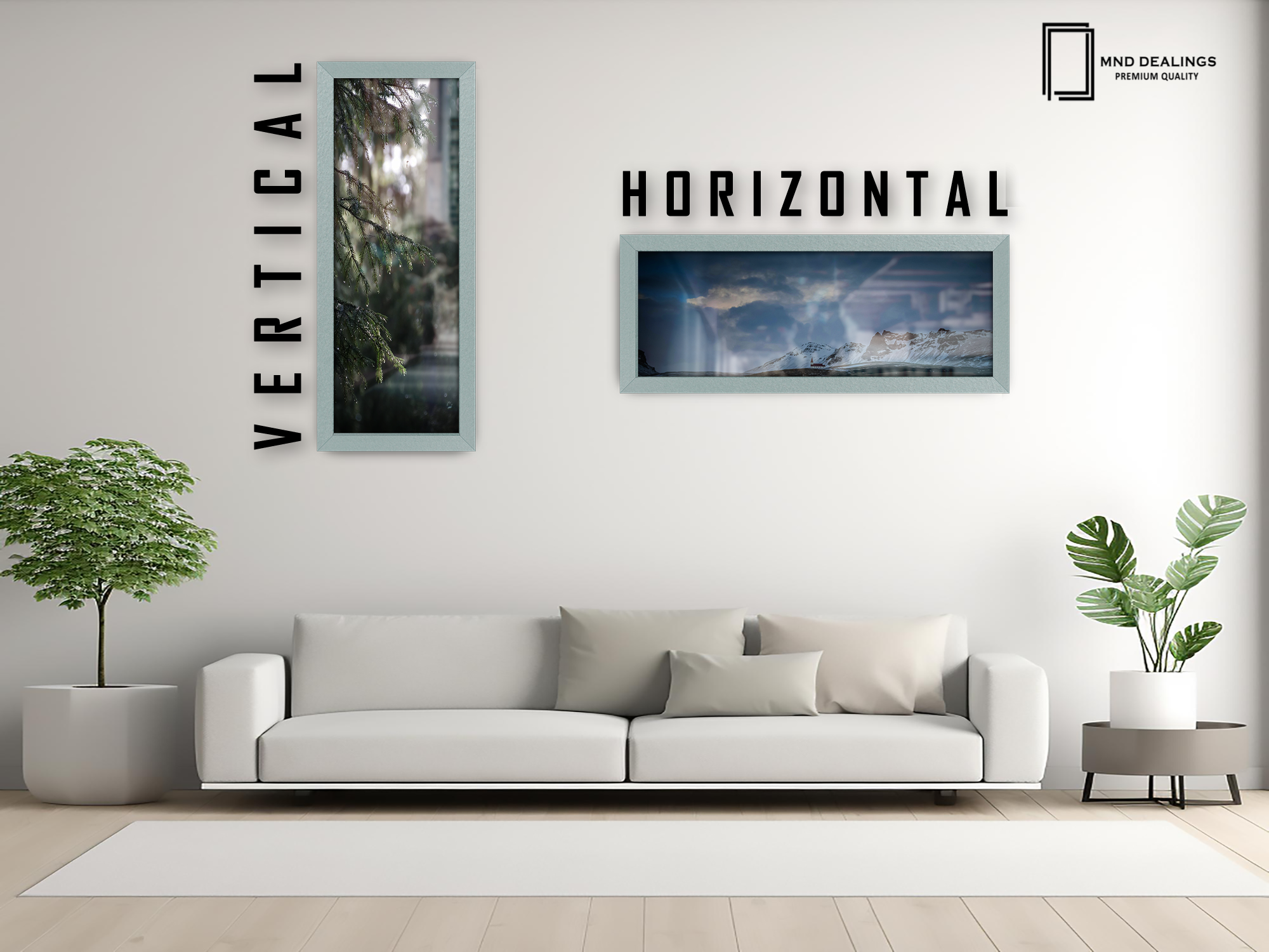 ( 35 x 100 CM ) / 40 x 14 Inch Frames - MDF