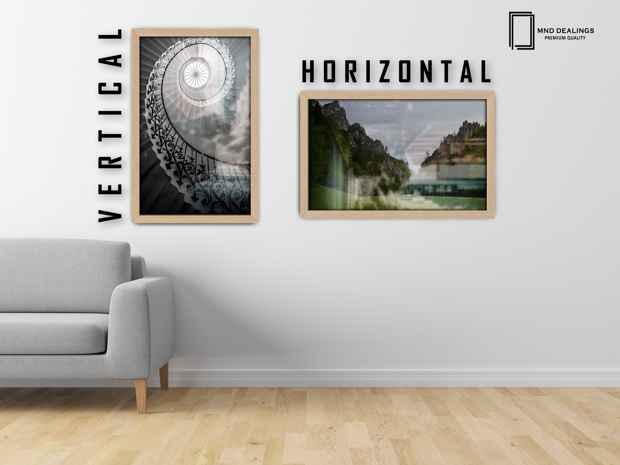 ( 35 x 50 CM ) / 20 x 14 Inch Poster Frames - MDF