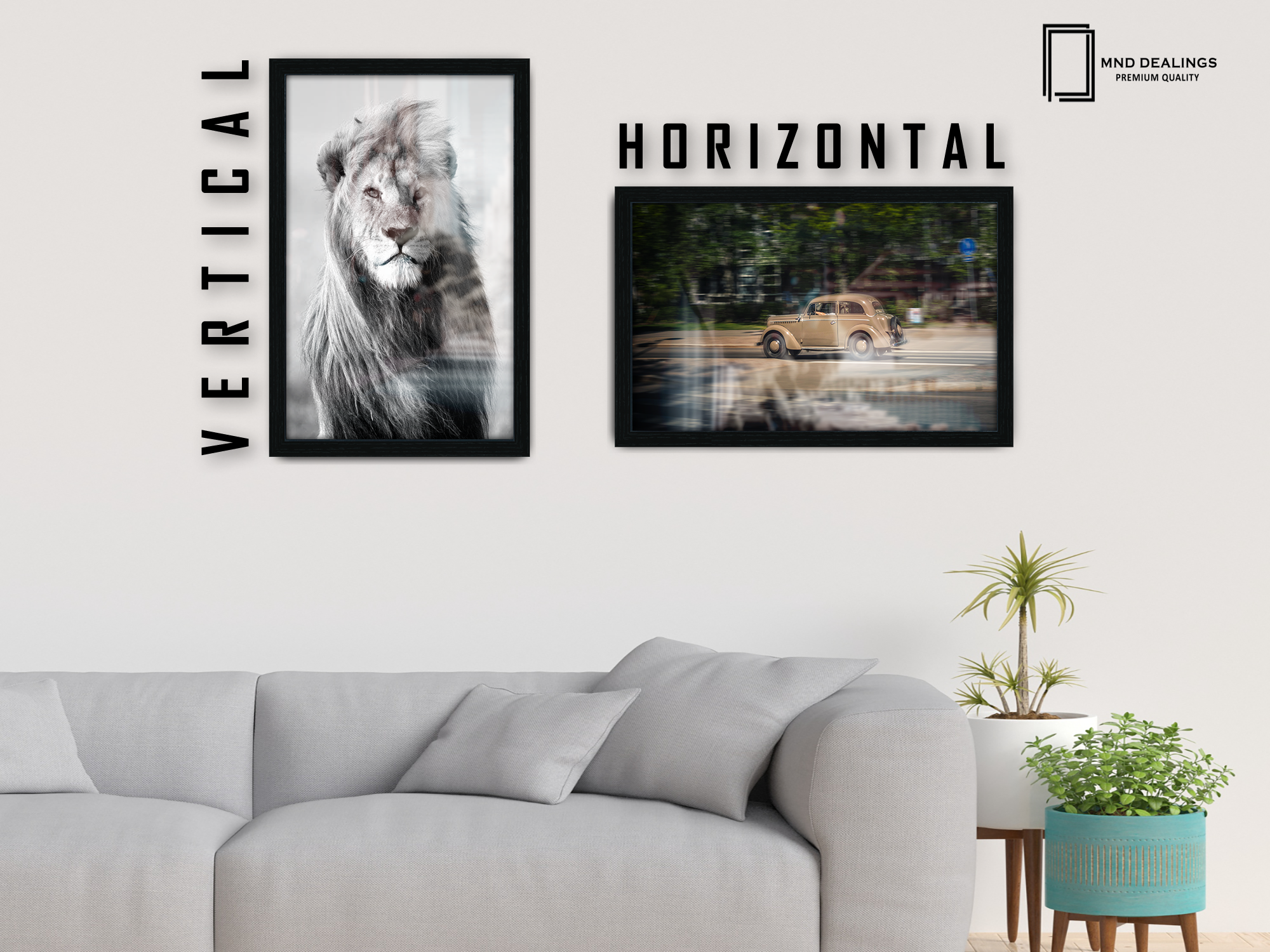 ( 35 x 50 CM ) / 20 x 14 Inch Poster Frames - MDF