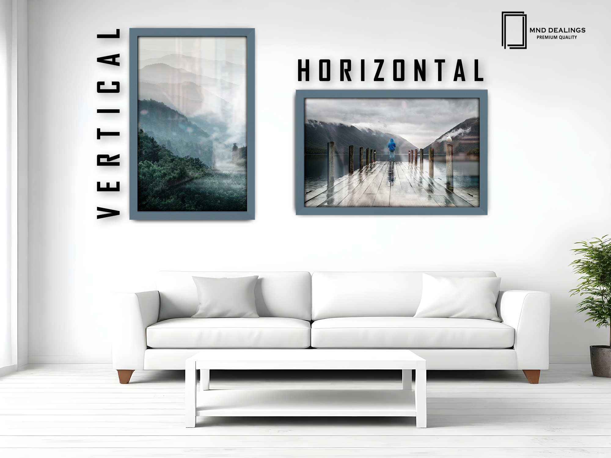 ( 35 x 50 CM ) / 20 x 14 Inch Poster Frames - MDF