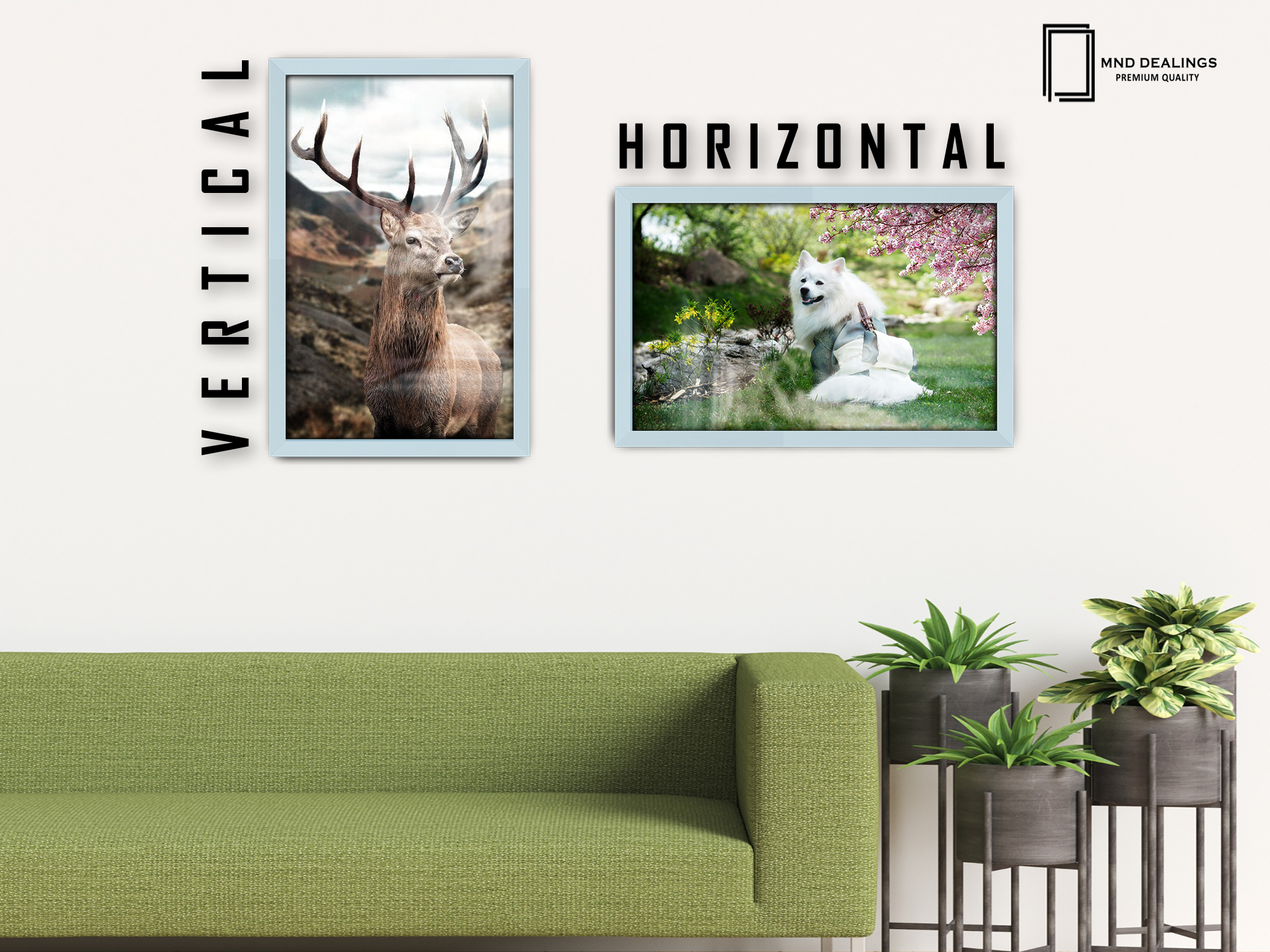 ( 35 x 50 CM ) / 20 x 14 Inch Poster Frames - MDF