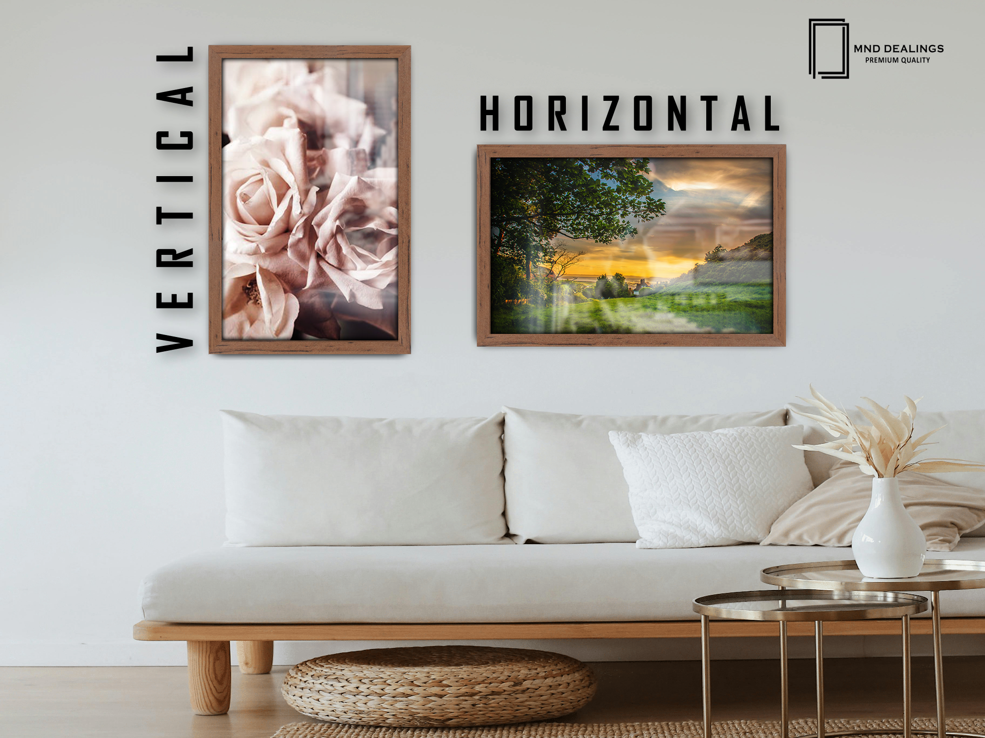 ( 35 x 50 CM ) / 20 x 14 Inch Poster Frames - MDF