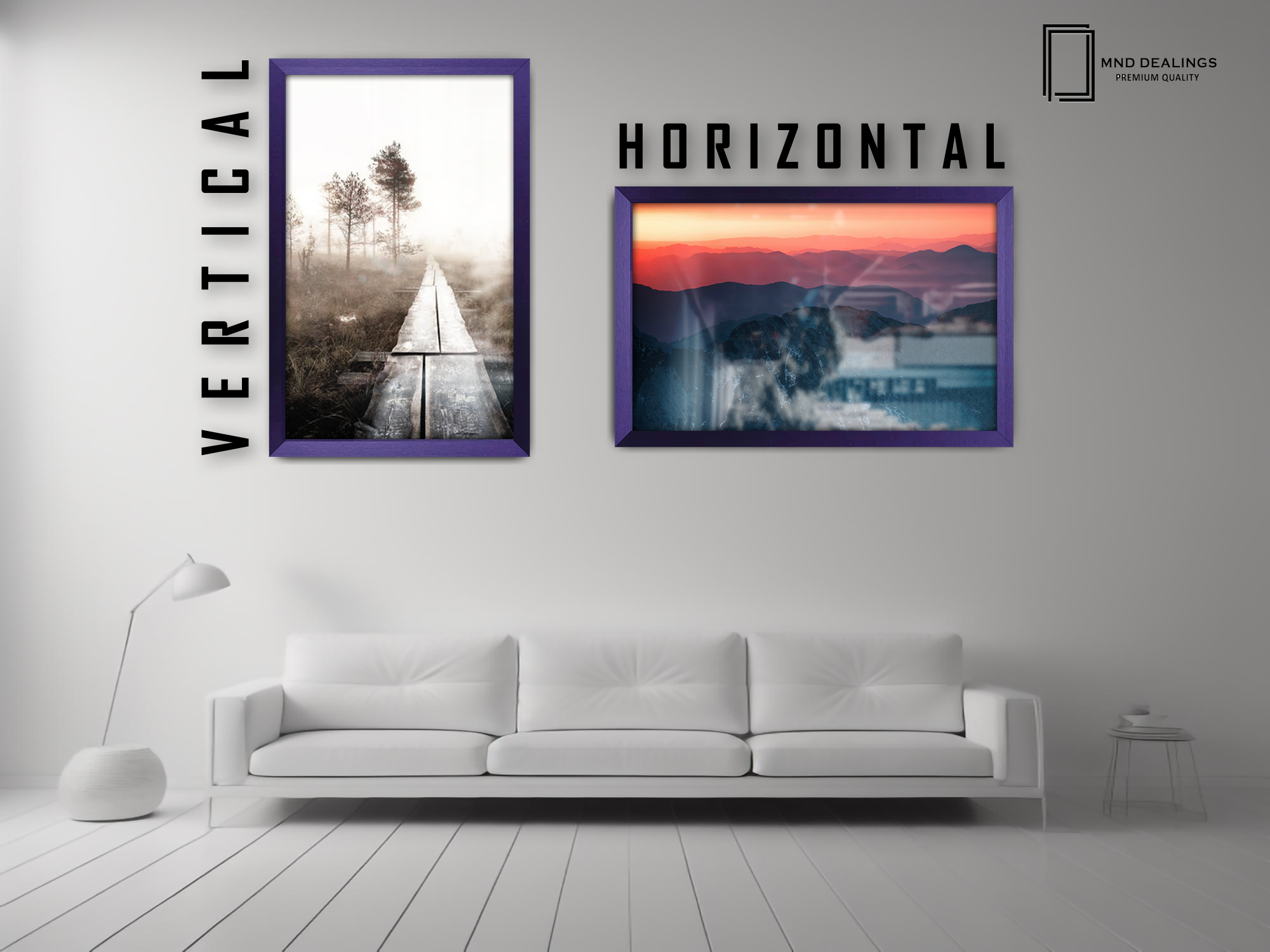 36 x 24 Inch / ( 91.44 x 60.96 CM ) Picture Frames - MDF
