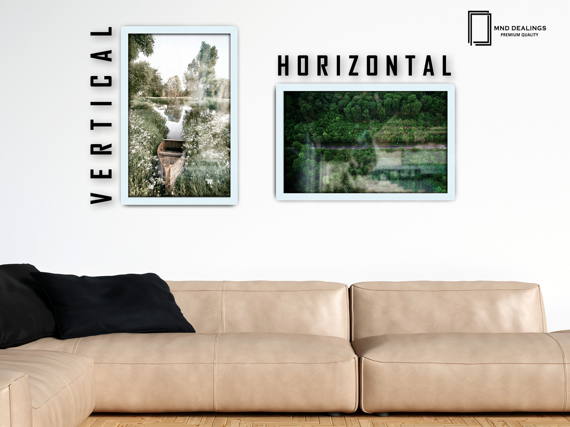 36 x 24 Inch / ( 91.44 x 60.96 CM ) Picture Frames - MDF