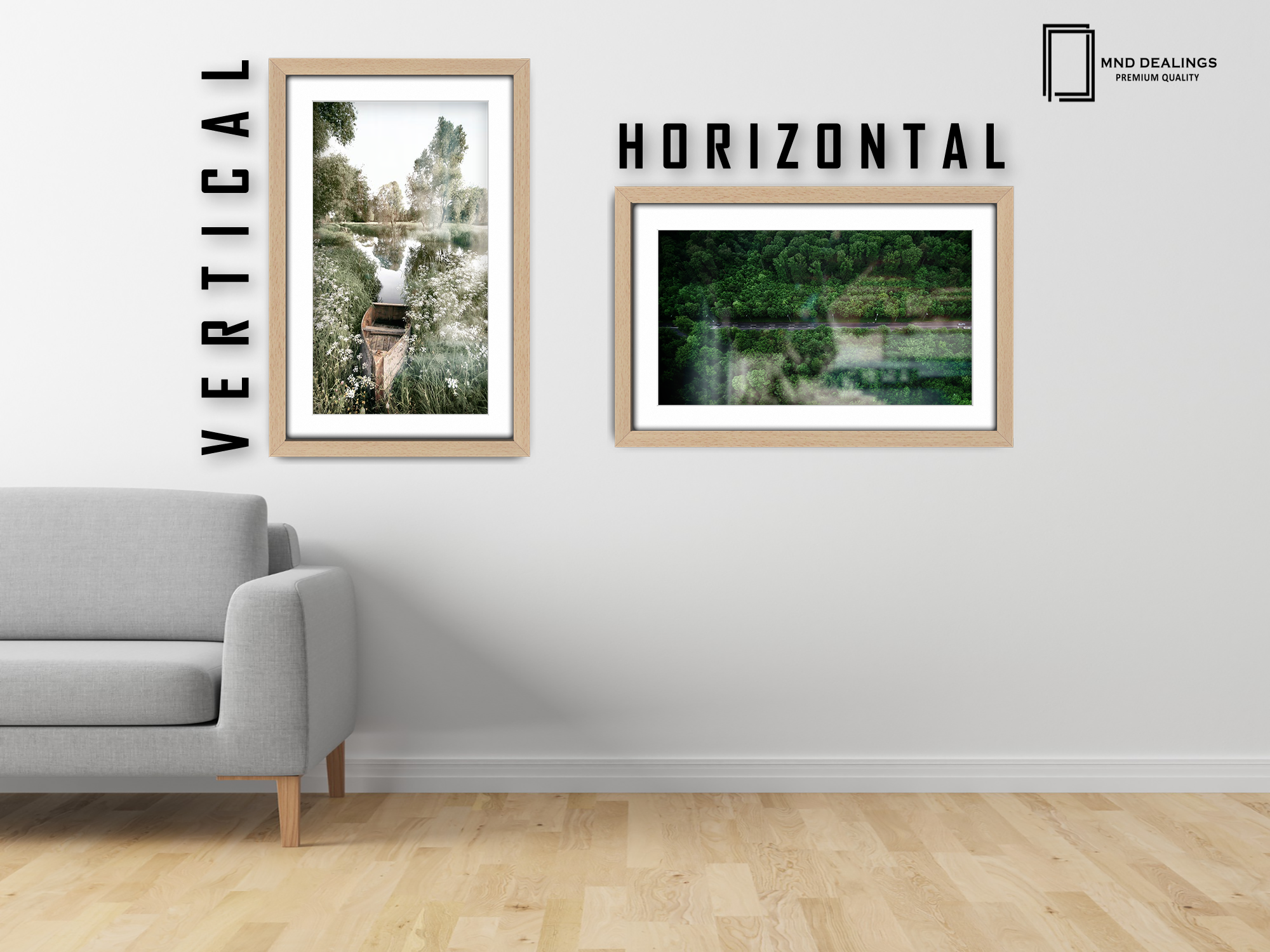 36 x 24 Inch / (91.44 x 60.96 cm ) with 76.20 x 50.80 cm White Mount Certificate Frames - MDF