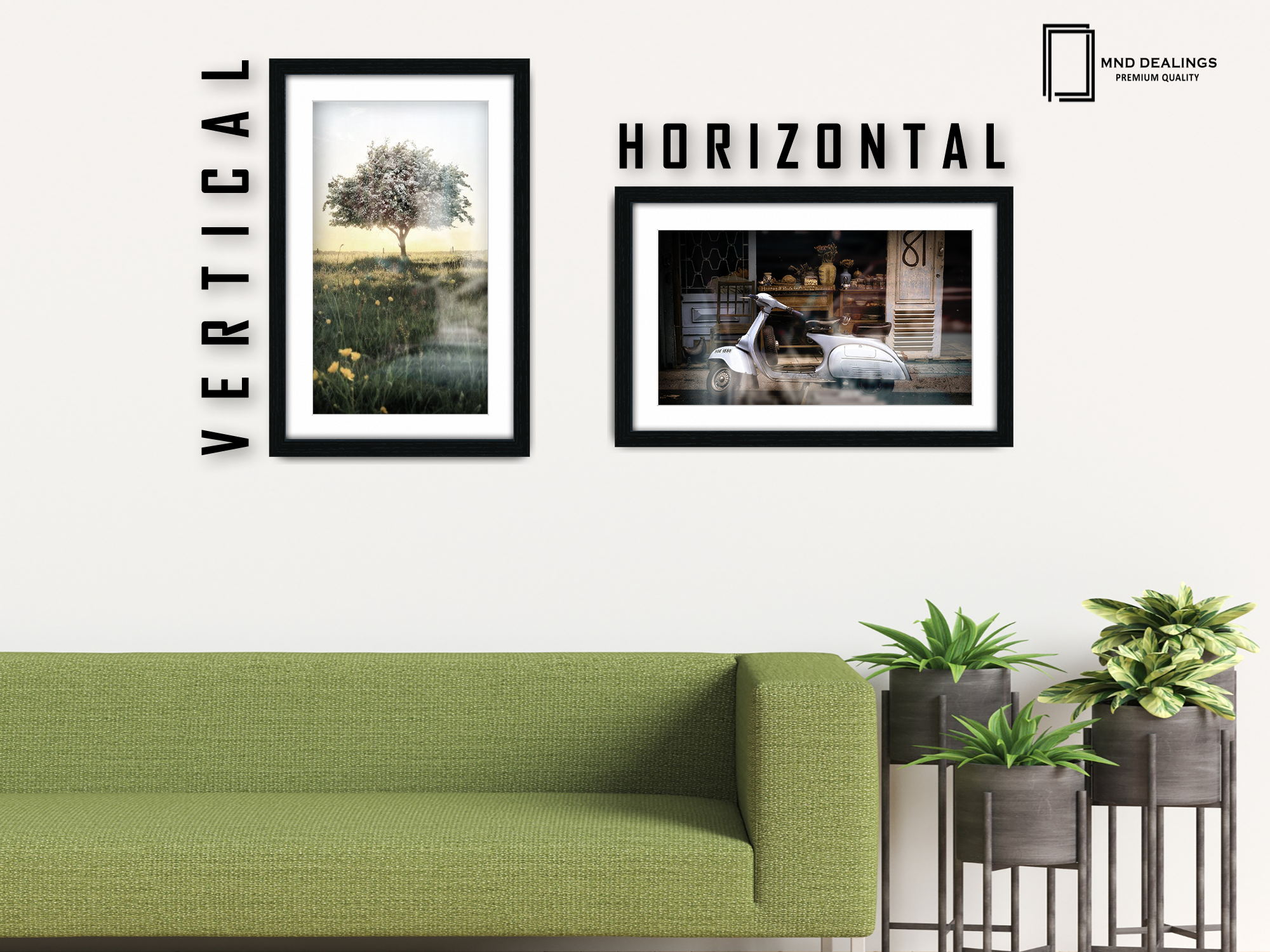 36 x 24 Inch / (91.44 x 60.96 cm ) with 76.20 x 50.80 cm White Mount Certificate Frames - MDF
