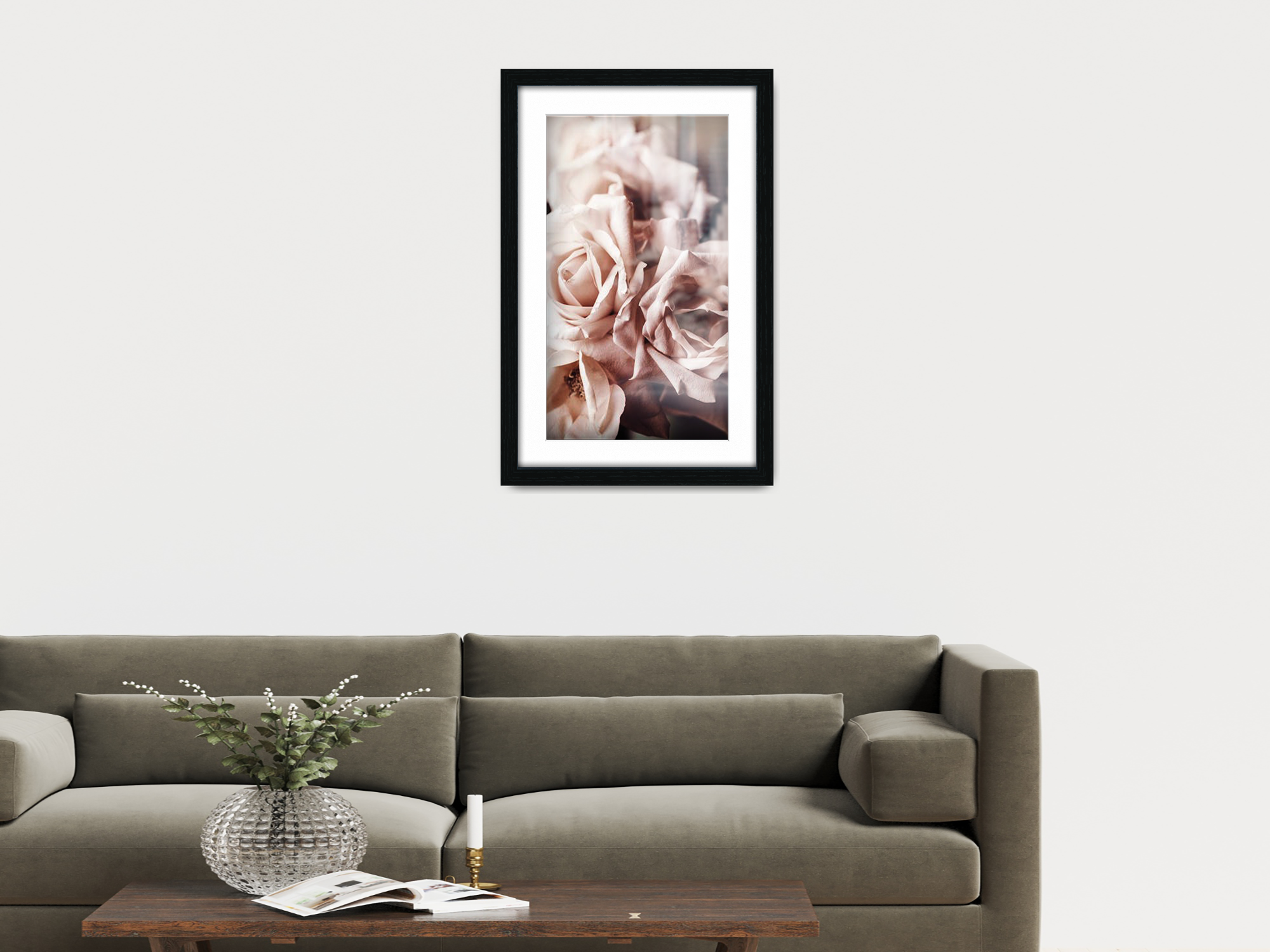 36 x 24 Inch / (91.44 x 60.96 cm ) with 76.20 x 50.80 cm White Mount Certificate Frames - MDF