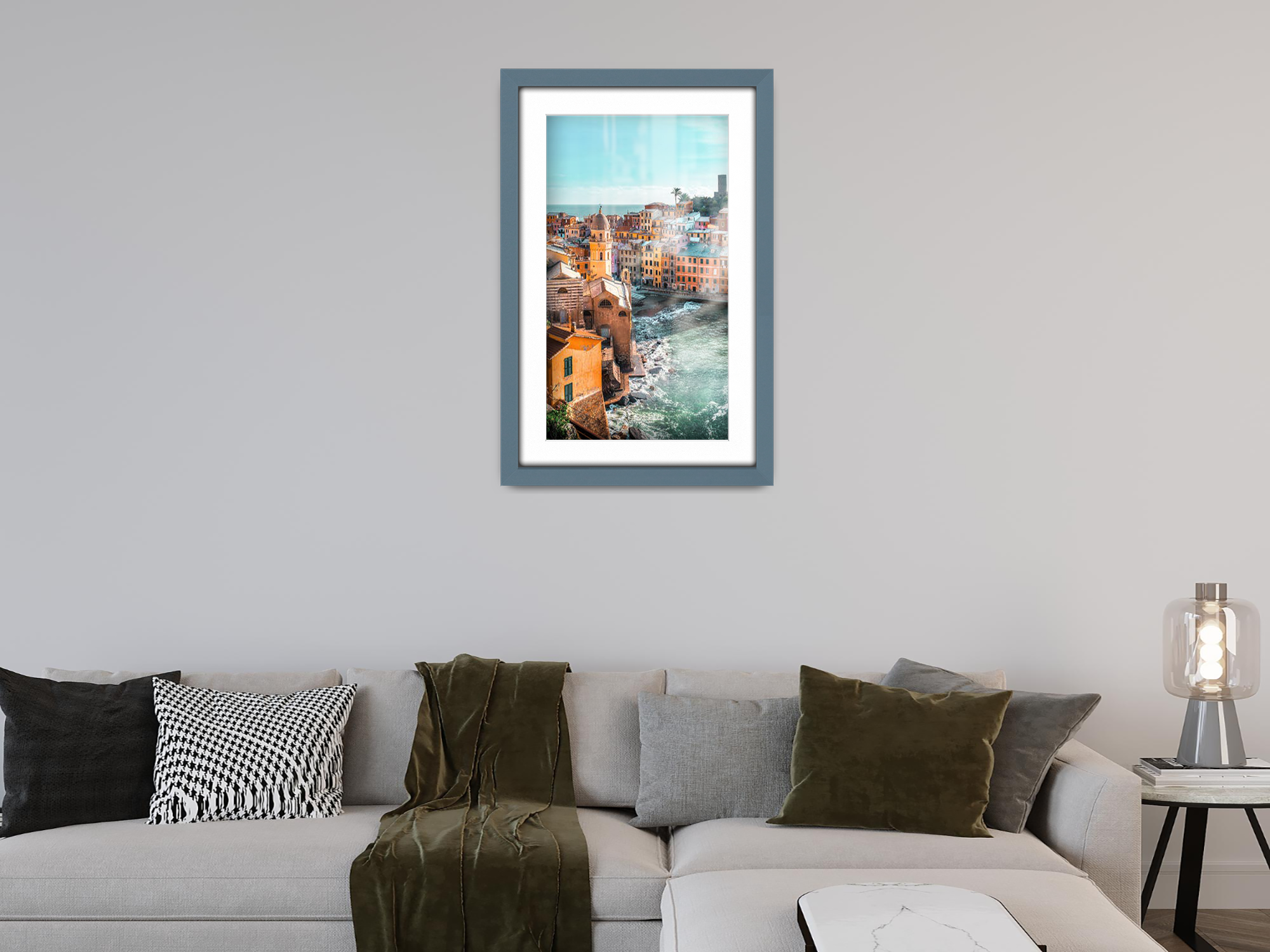 36 x 24 Inch / (91.44 x 60.96 cm ) with 76.20 x 50.80 cm White Mount Certificate Frames - MDF